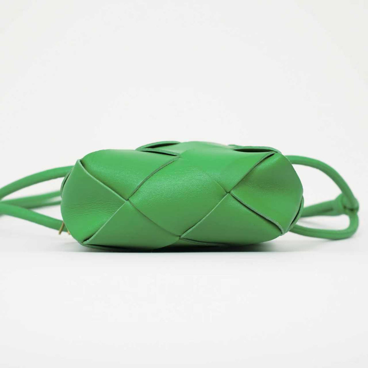 Bottega Veneta - Mini Square Crossbody Bag - Leather - Green - (mini)