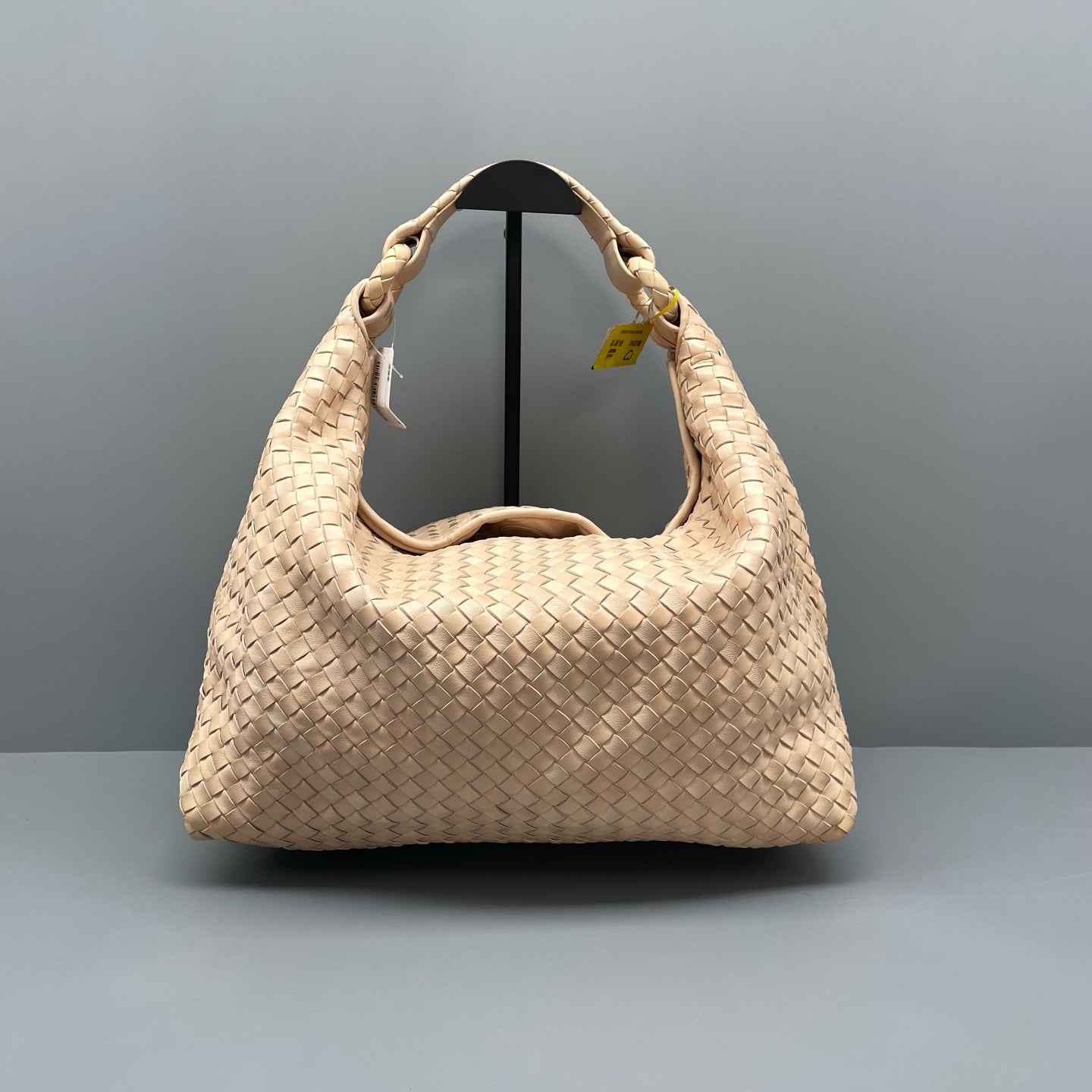 Bottega Veneta - Monk Bag - Intrecciato lambskin leather - Pink - (medium)