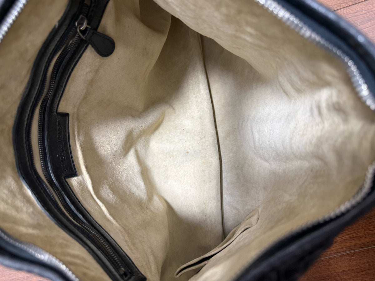 Bottega Veneta - Monk Bag - Leather - Black - (medium)