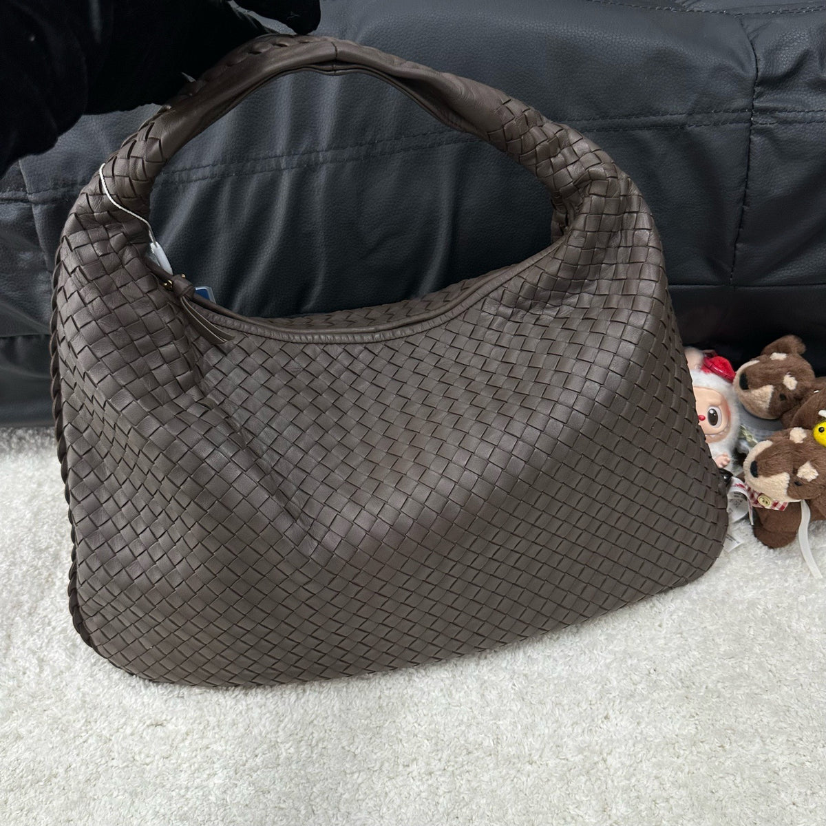 Bottega Veneta - Monk Hobo - Leather - Brown - (medium)