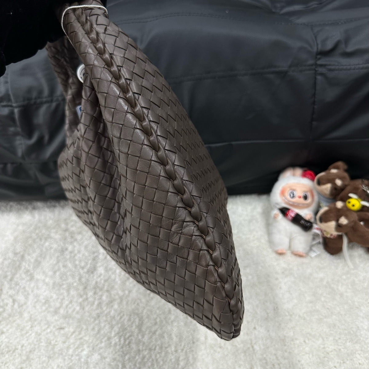 Bottega Veneta - Monk Hobo - Leather - Brown - (medium)