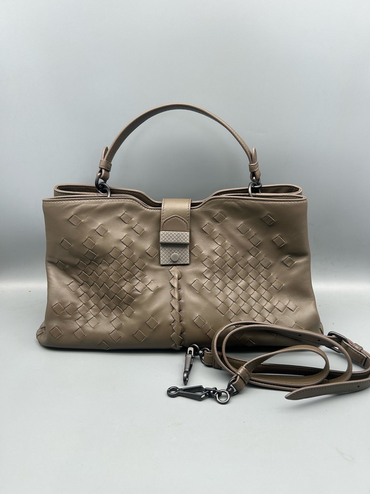 Bottega Veneta - Napoli - Leather - Beige - (medium)