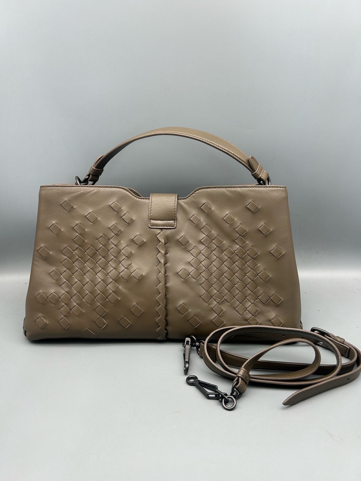 Bottega Veneta - Napoli - Leather - Beige - (medium)