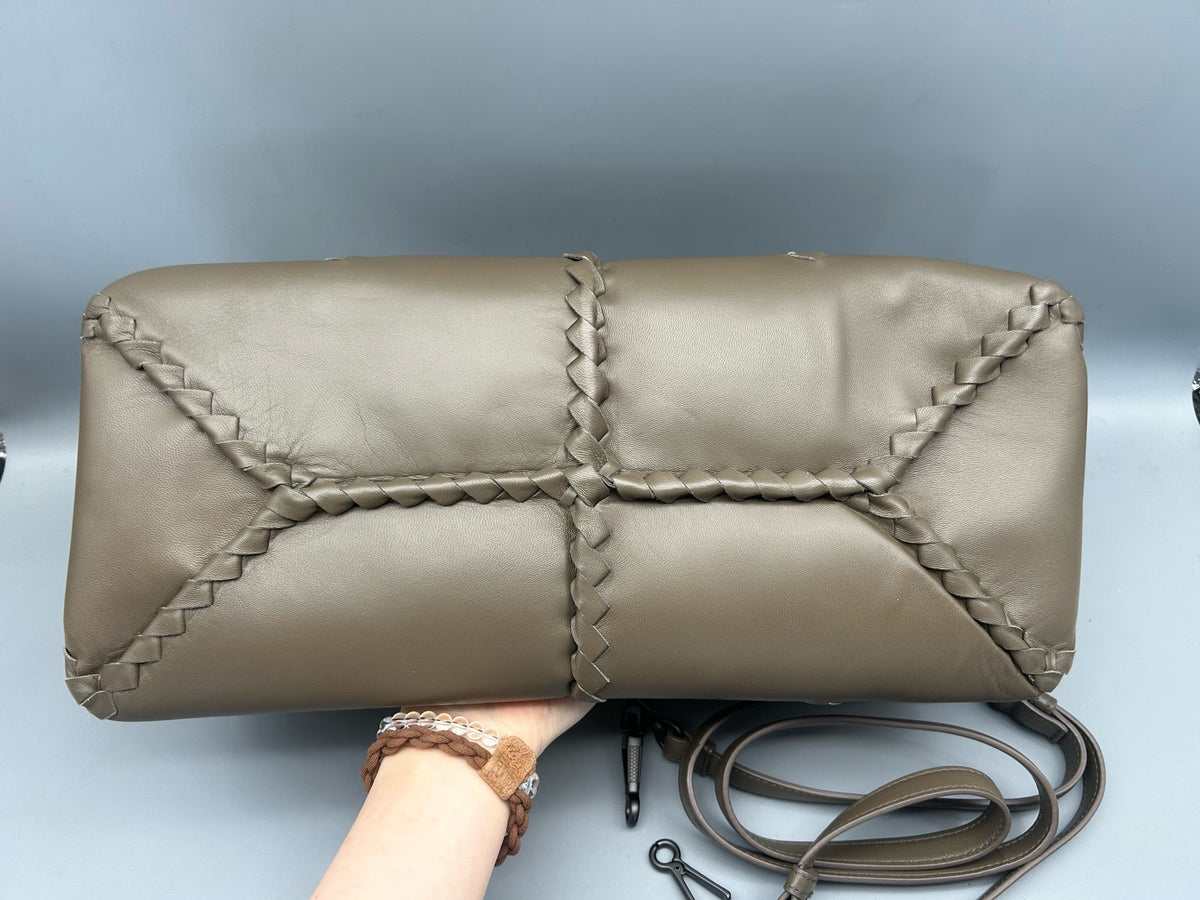 Bottega Veneta - Napoli - Leather - Beige - (medium)