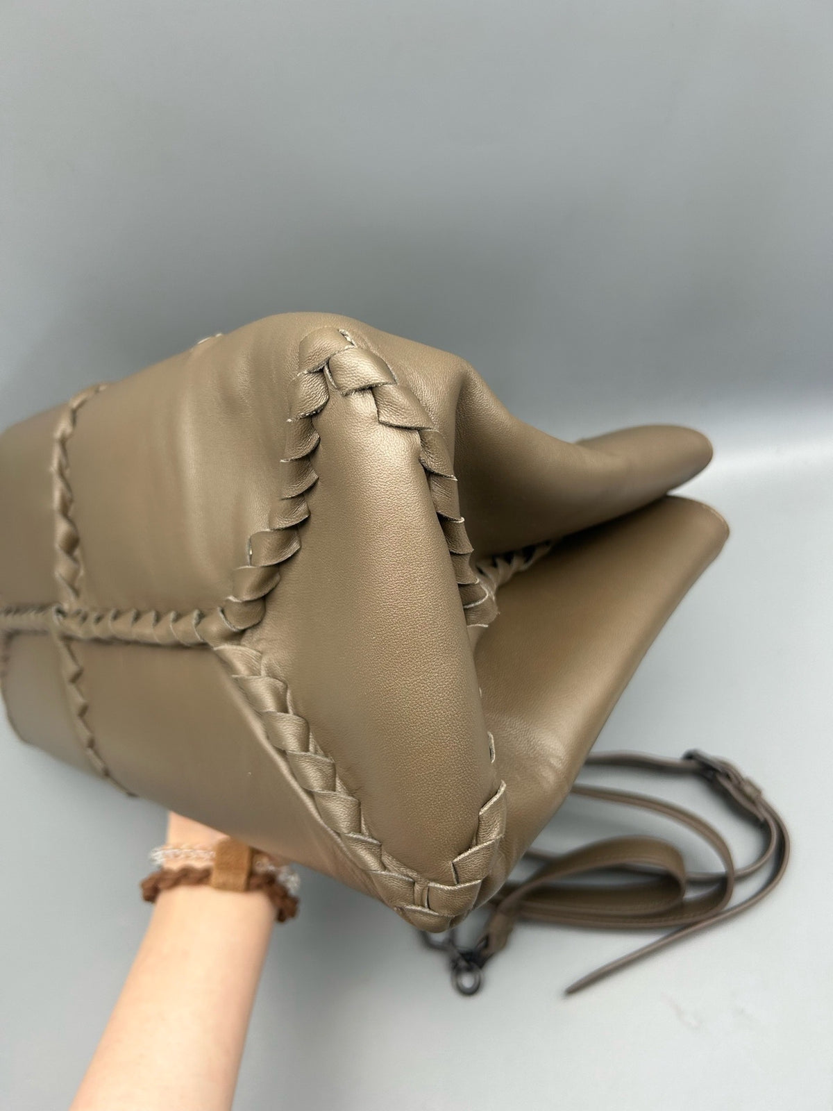 Bottega Veneta - Napoli - Leather - Beige - (medium)