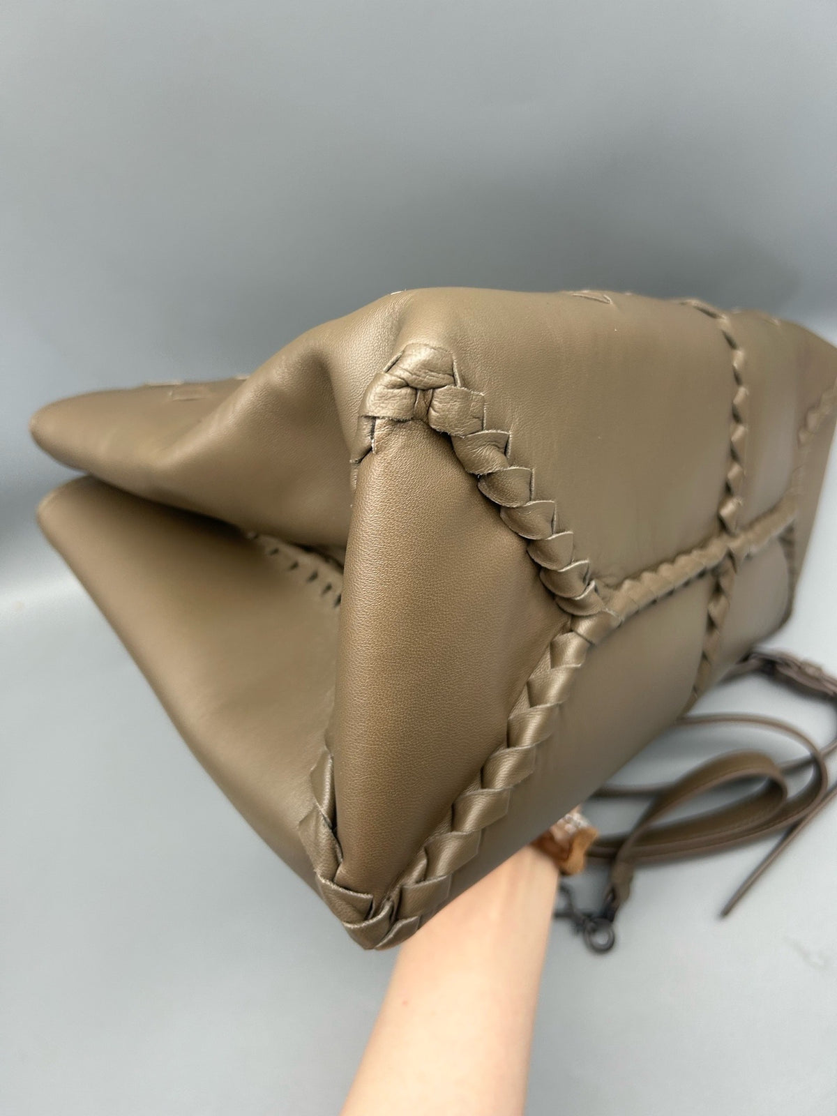 Bottega Veneta - Napoli - Leather - Beige - (medium)