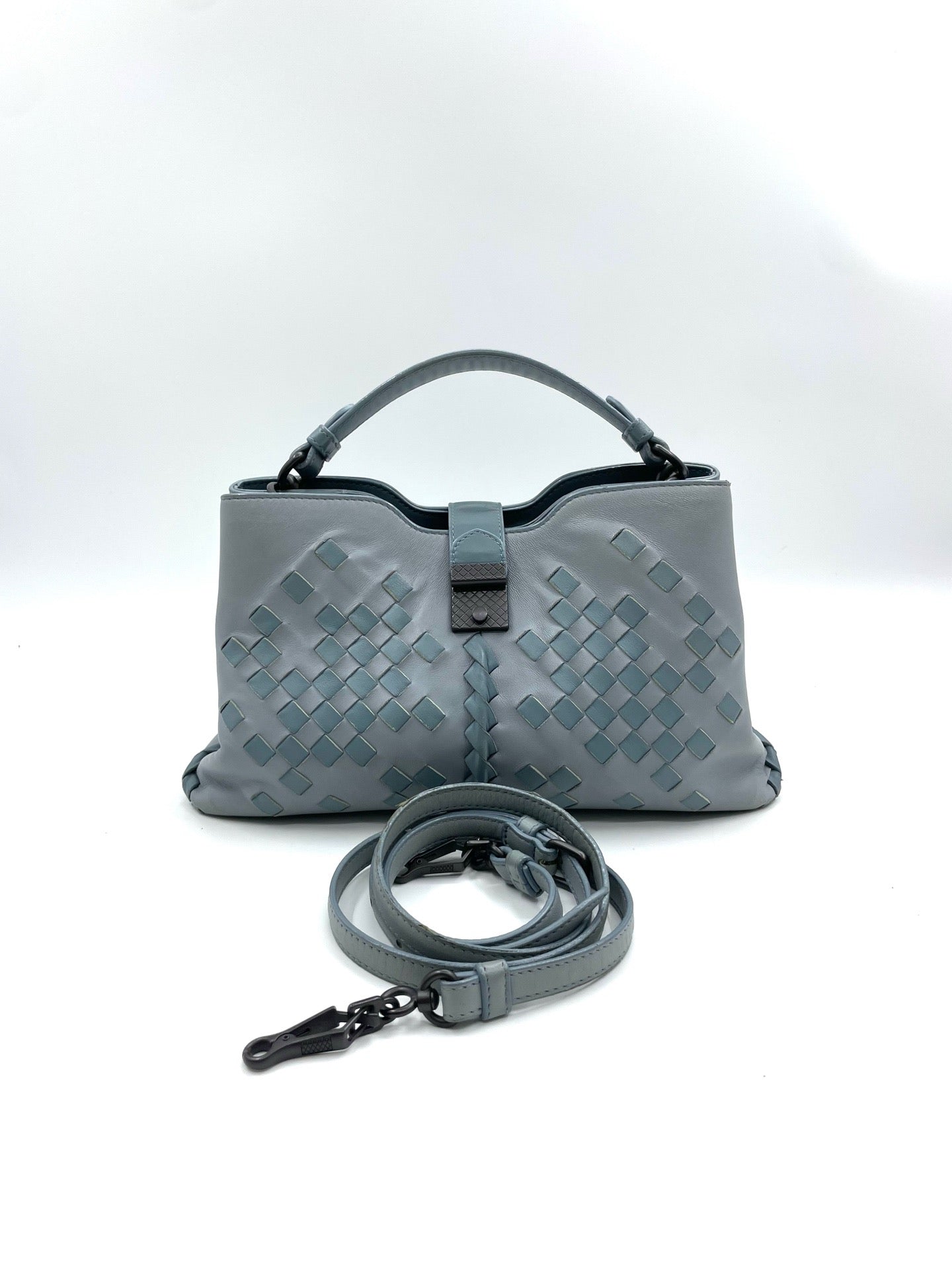 Bottega Veneta - Napoli - Leather - Blue - (medium)