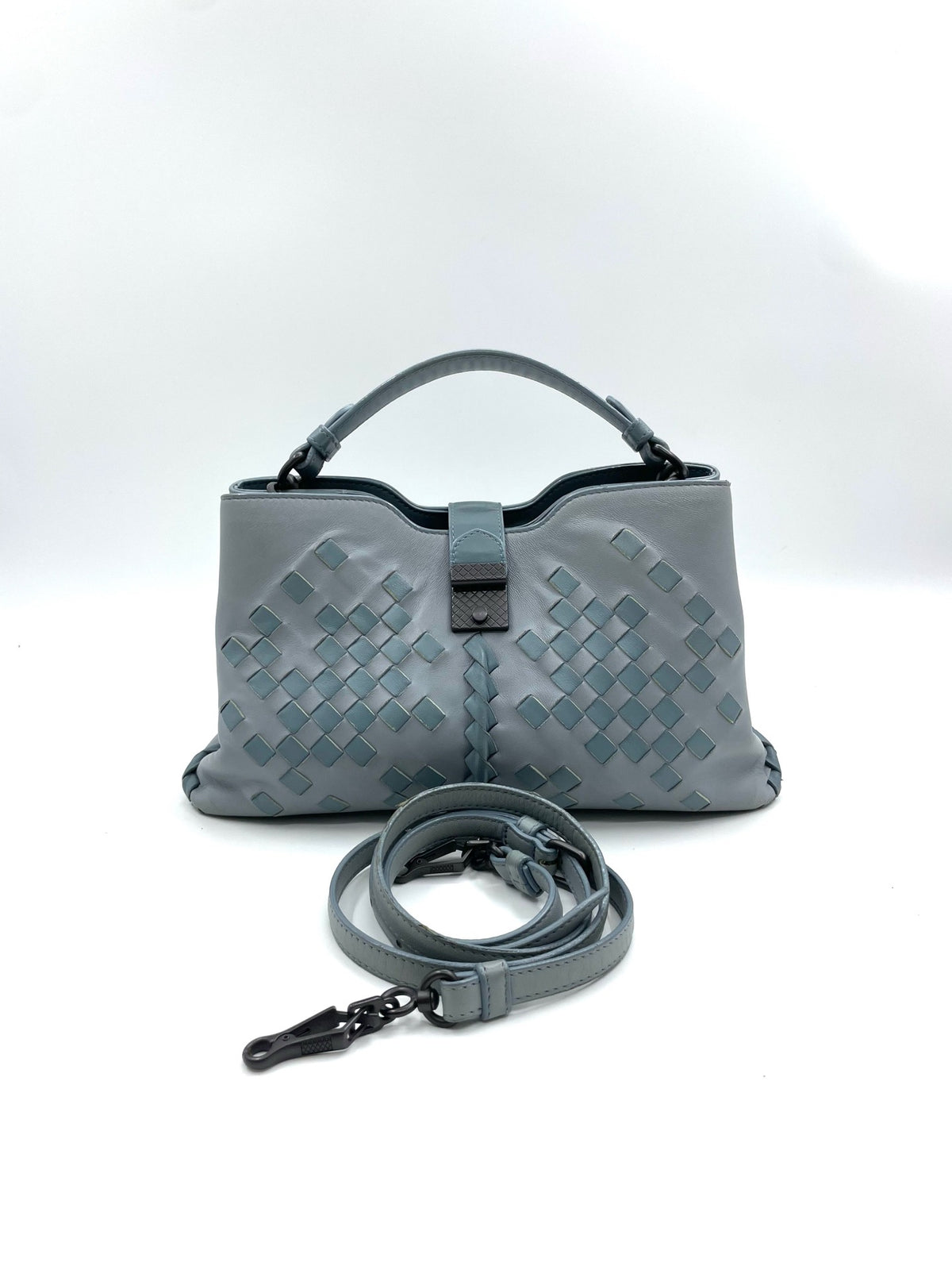 Bottega Veneta - Napoli - Leather - Grey - (medium)