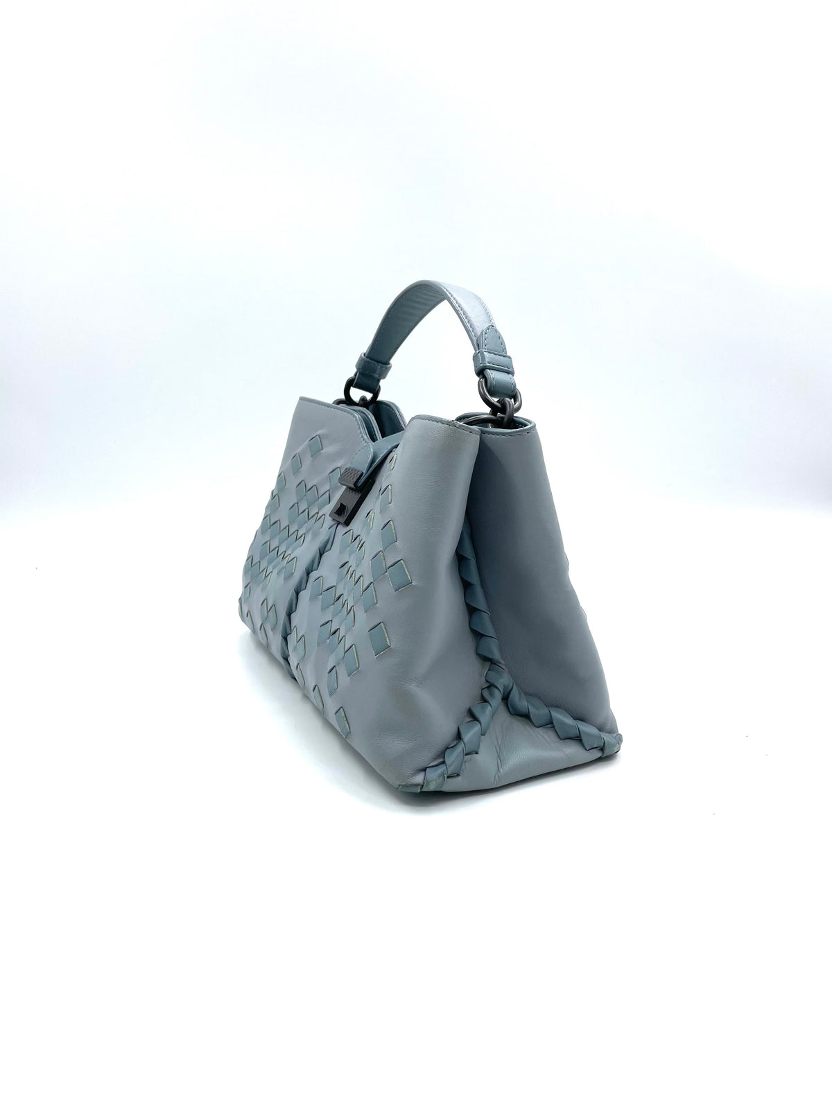 Bottega Veneta - Napoli - Leather - Grey - (medium)