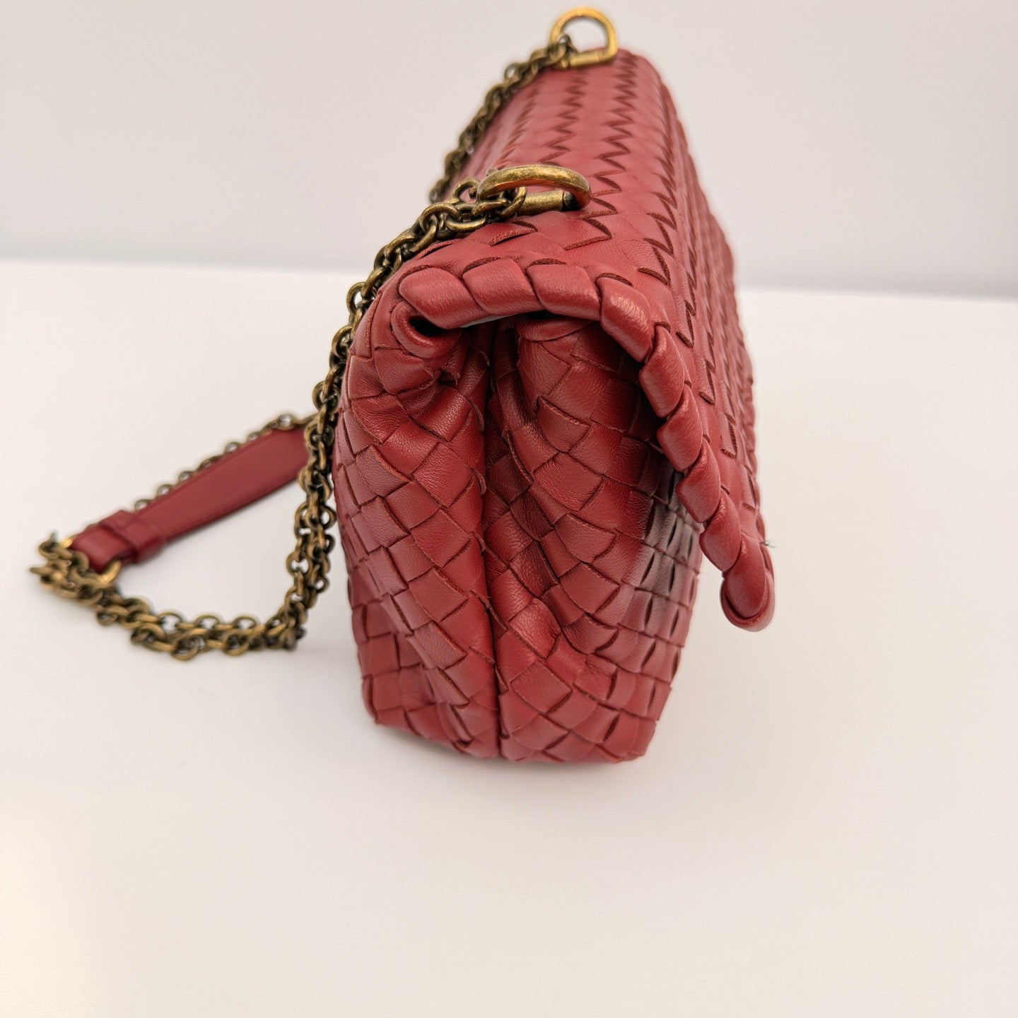 Bottega Veneta - Olimpia - Lambskin leather - Red - (medium)
