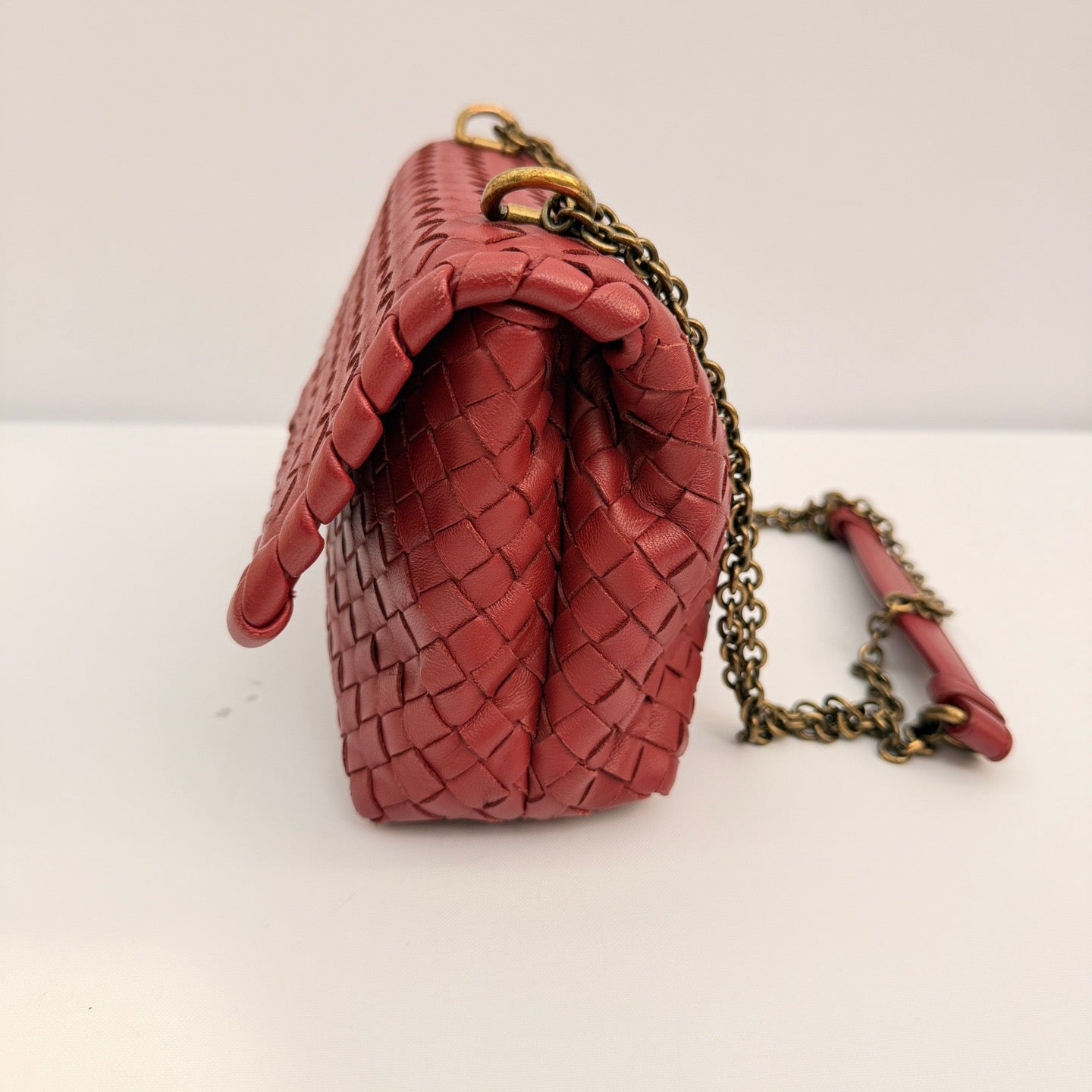 Bottega Veneta - Olimpia - Lambskin leather - Red - (medium)