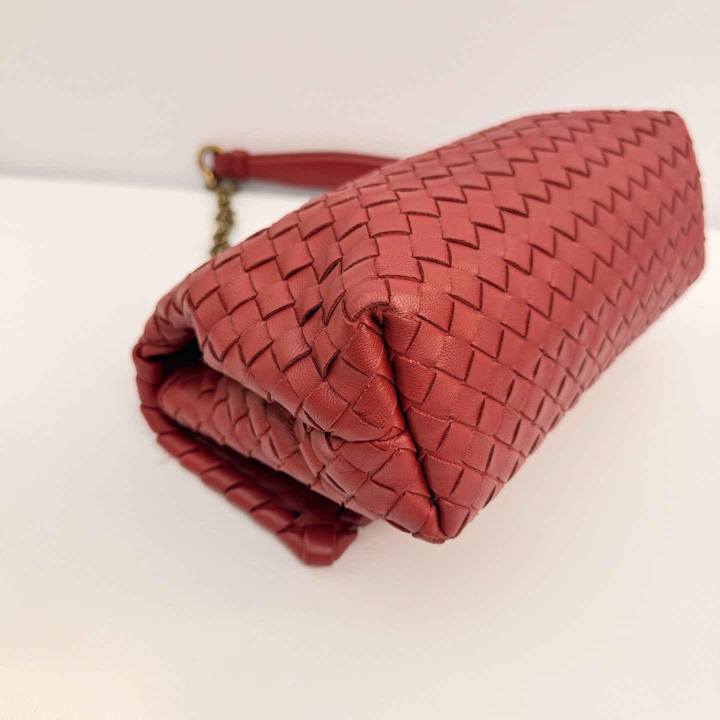 Bottega Veneta - Olimpia - Lambskin leather - Red - (medium)