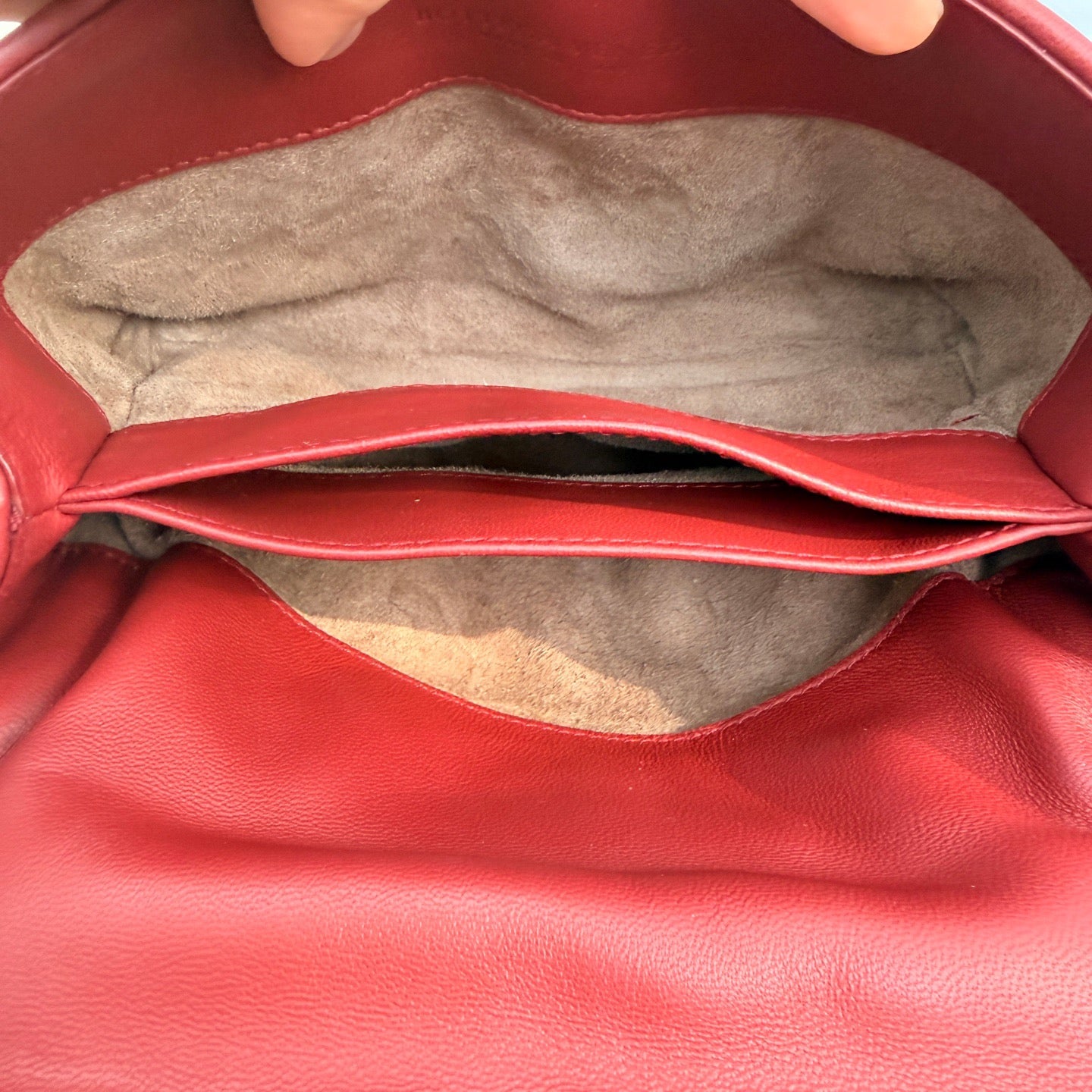 Bottega Veneta - Olimpia - Lambskin leather - Red - (medium)