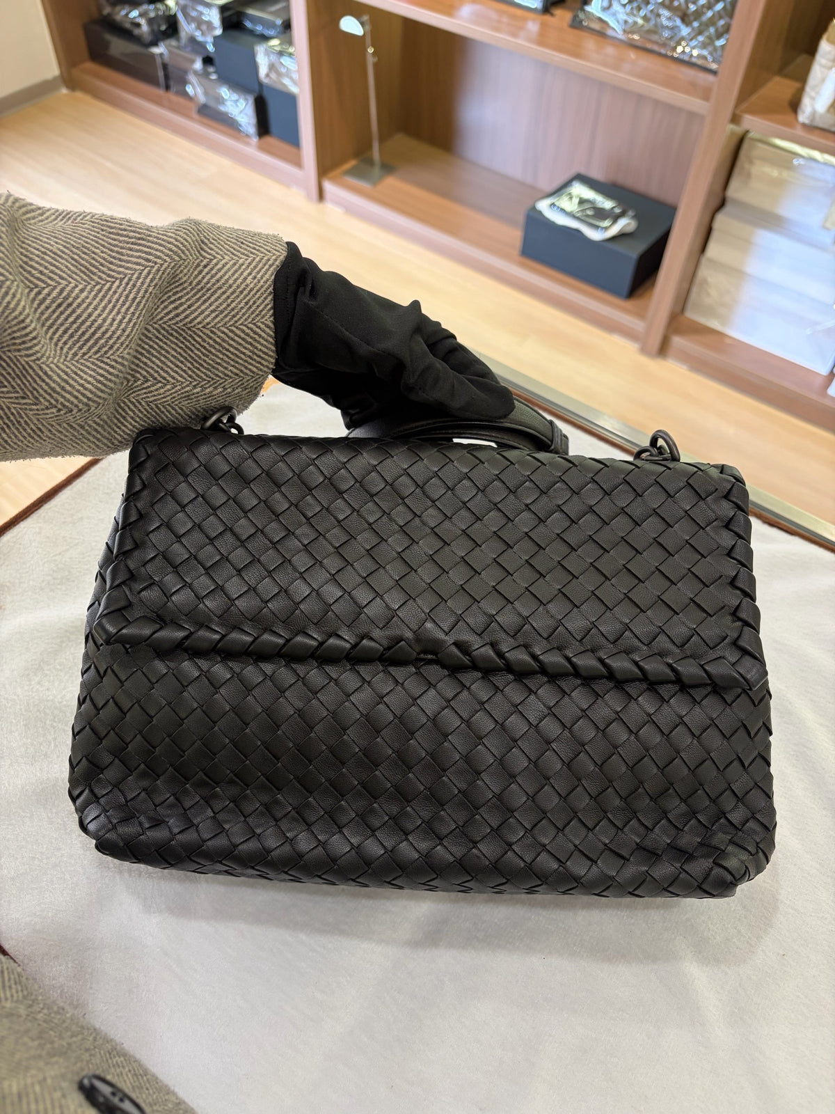 Bottega Veneta - Olimpia - Leather - Black