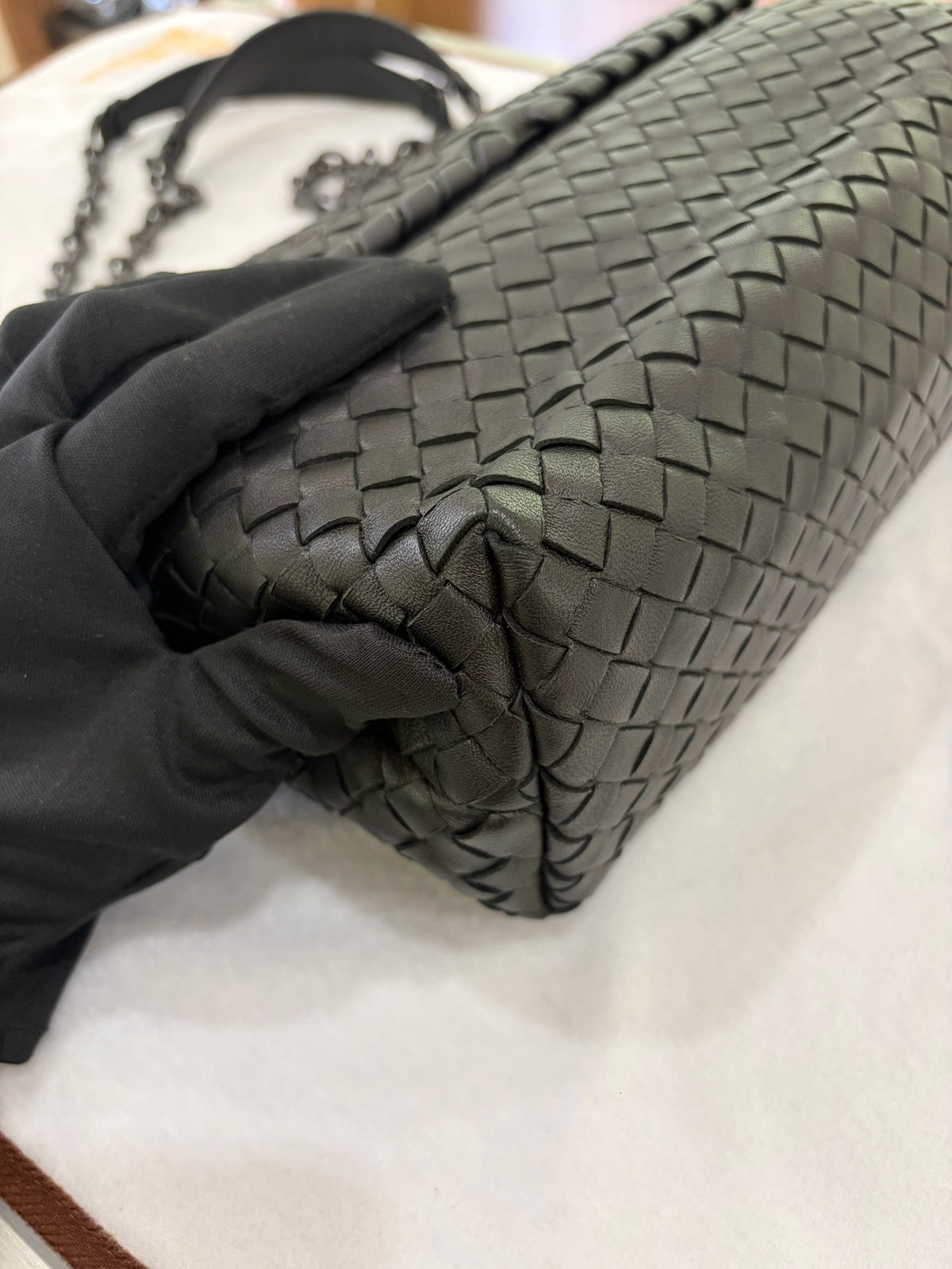 Bottega Veneta - Olimpia - Leather - Black