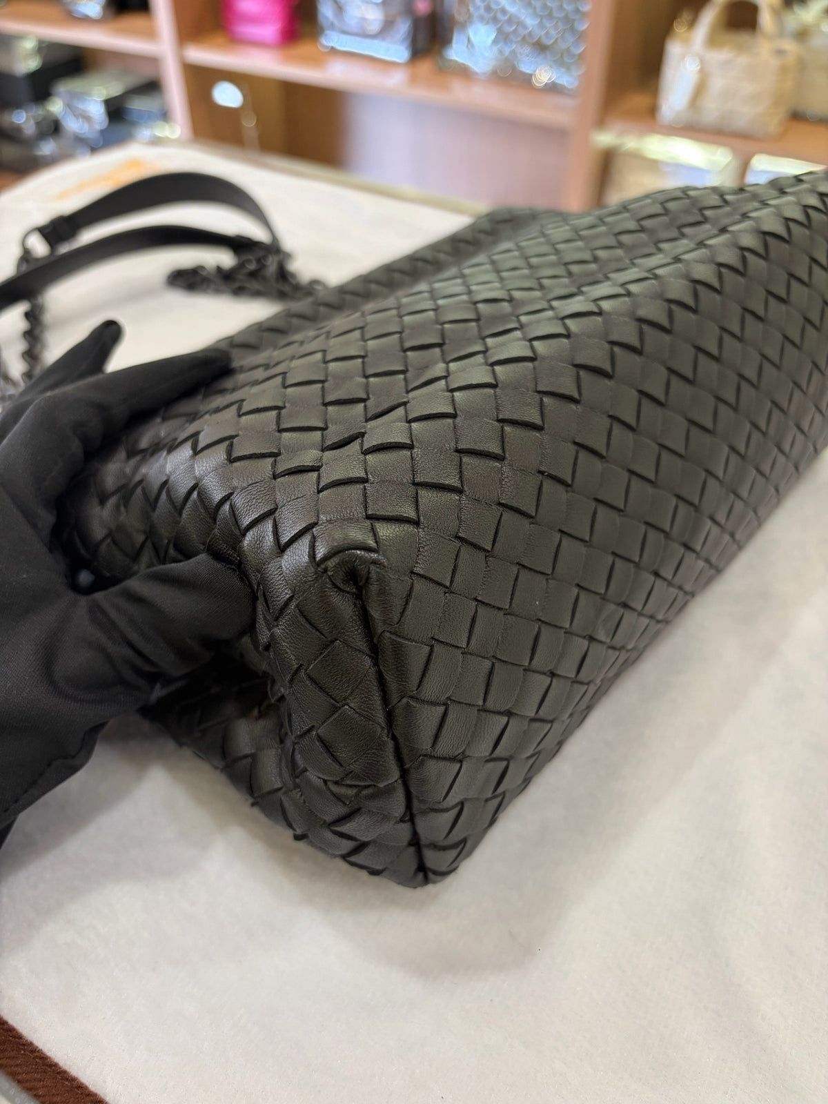 Bottega Veneta - Olimpia - Leather - Black