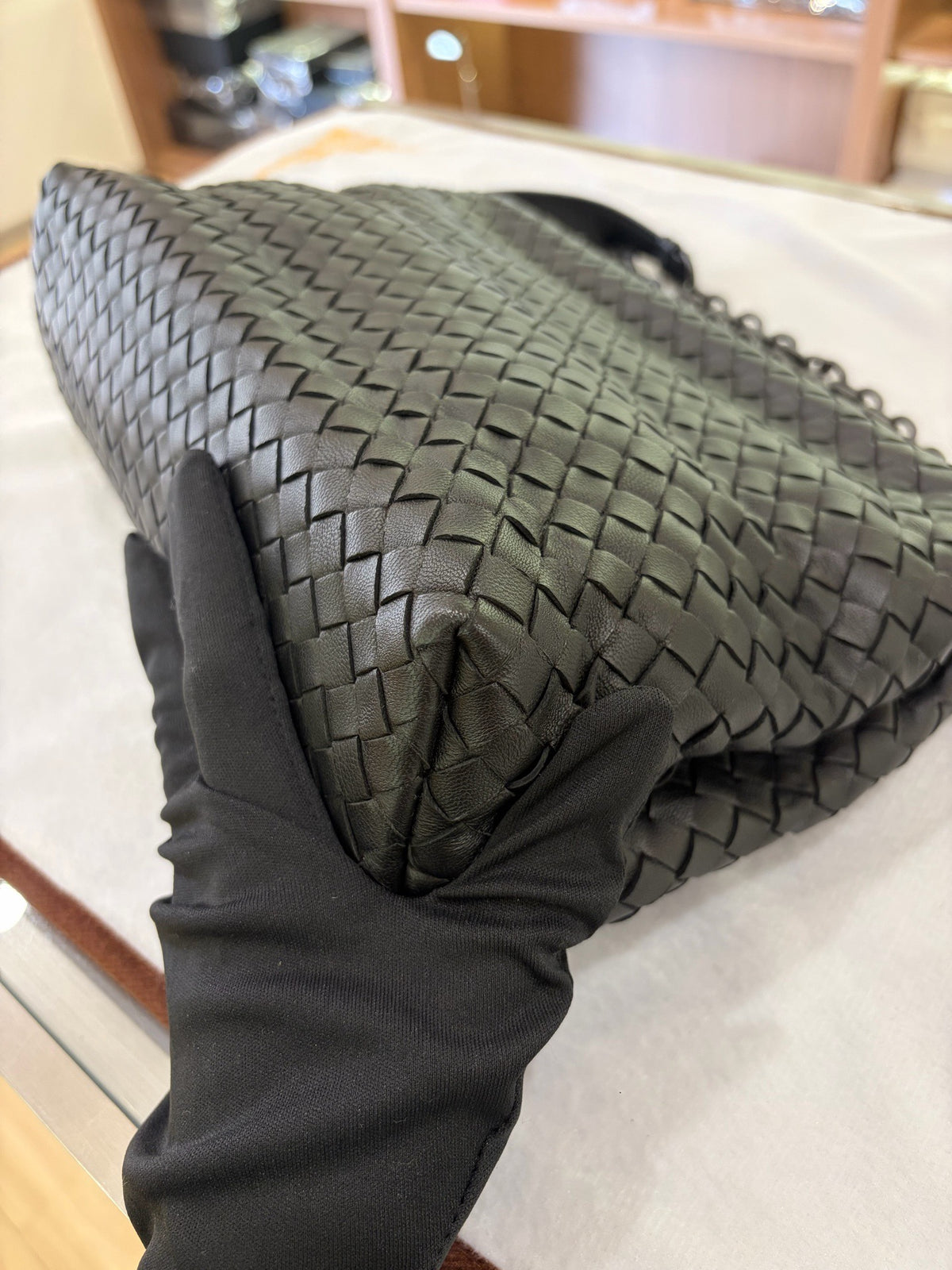 Bottega Veneta - Olimpia - Leather - Black