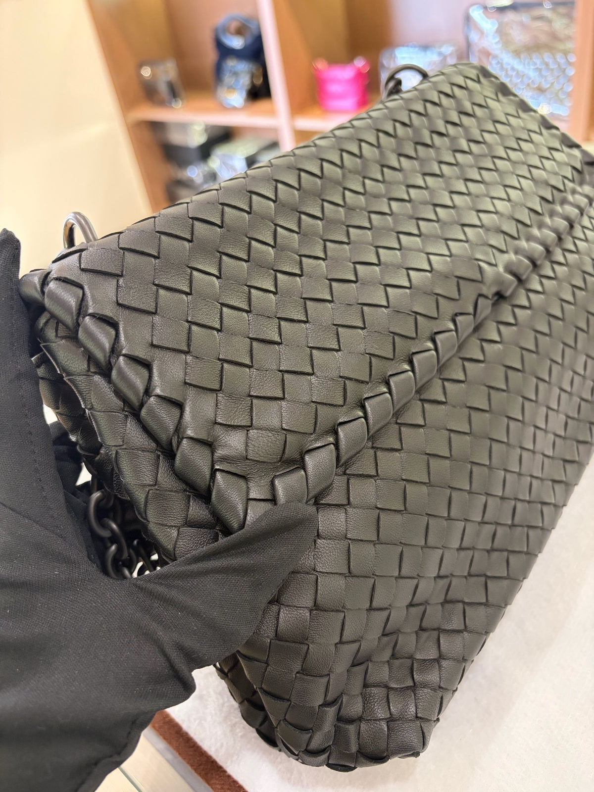 Bottega Veneta - Olimpia - Leather - Black