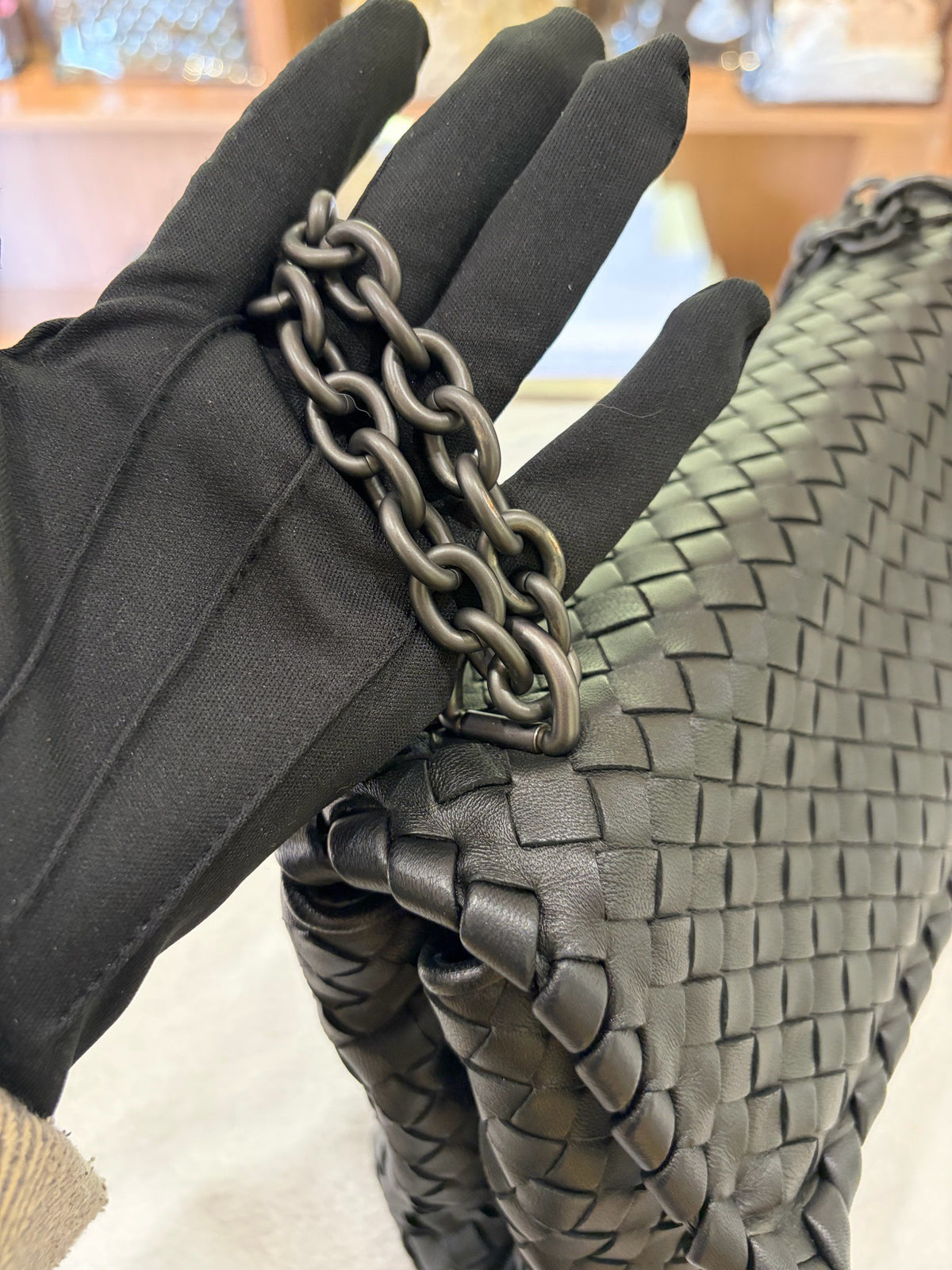 Bottega Veneta - Olimpia - Leather - Black