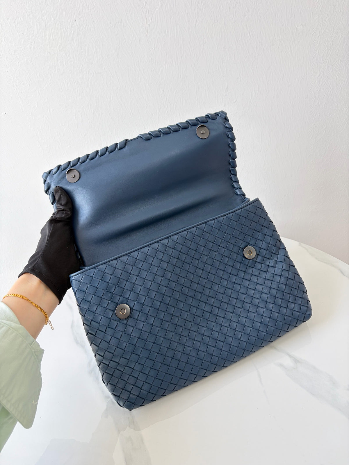 Bottega Veneta - Olimpia - Leather - Blue