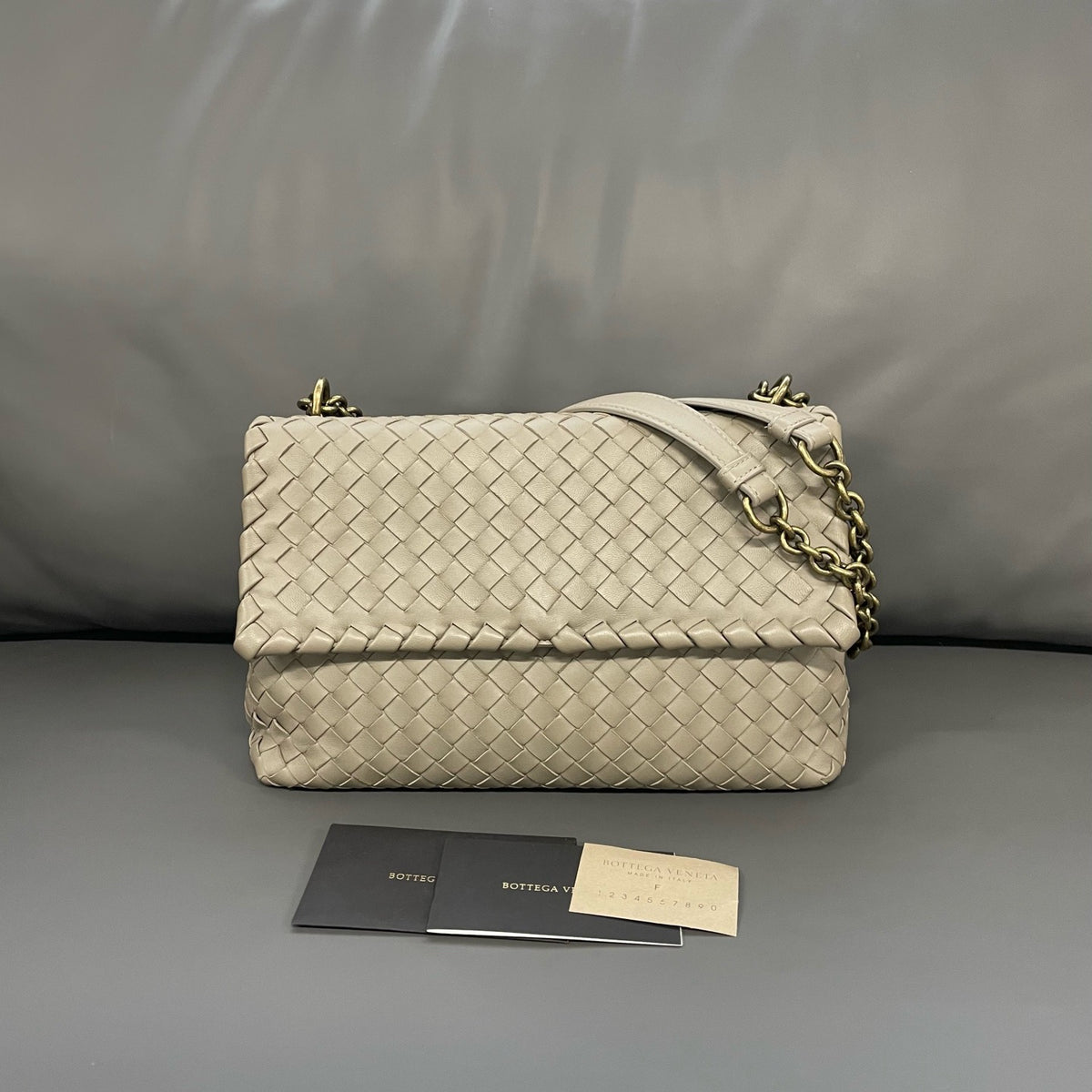 Bottega Veneta - Olimpia - Leather - Grey - (Small)