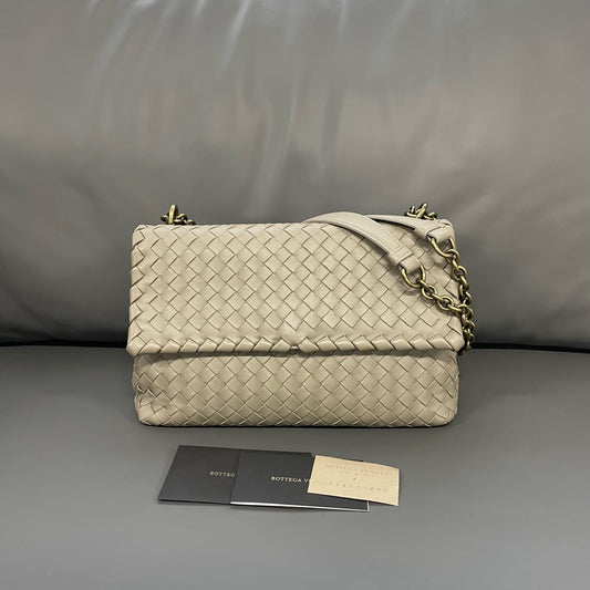 Bottega Veneta - Olimpia - Leather - Grey - (Small)