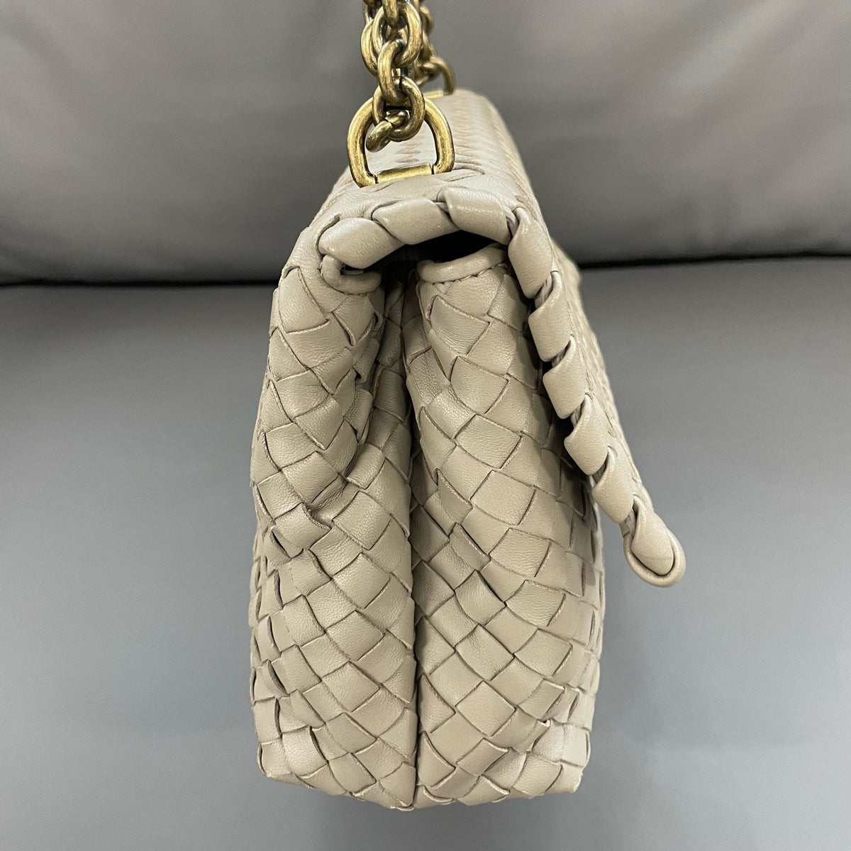 Bottega Veneta - Olimpia - Leather - Grey - (Small)
