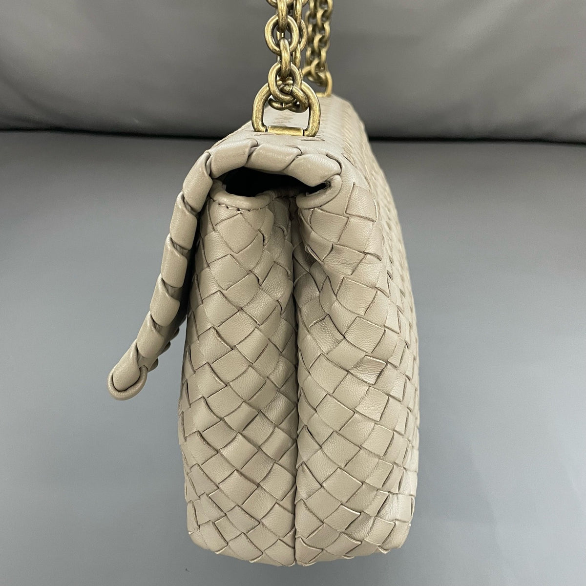 Bottega Veneta - Olimpia - Leather - Grey - (Small)
