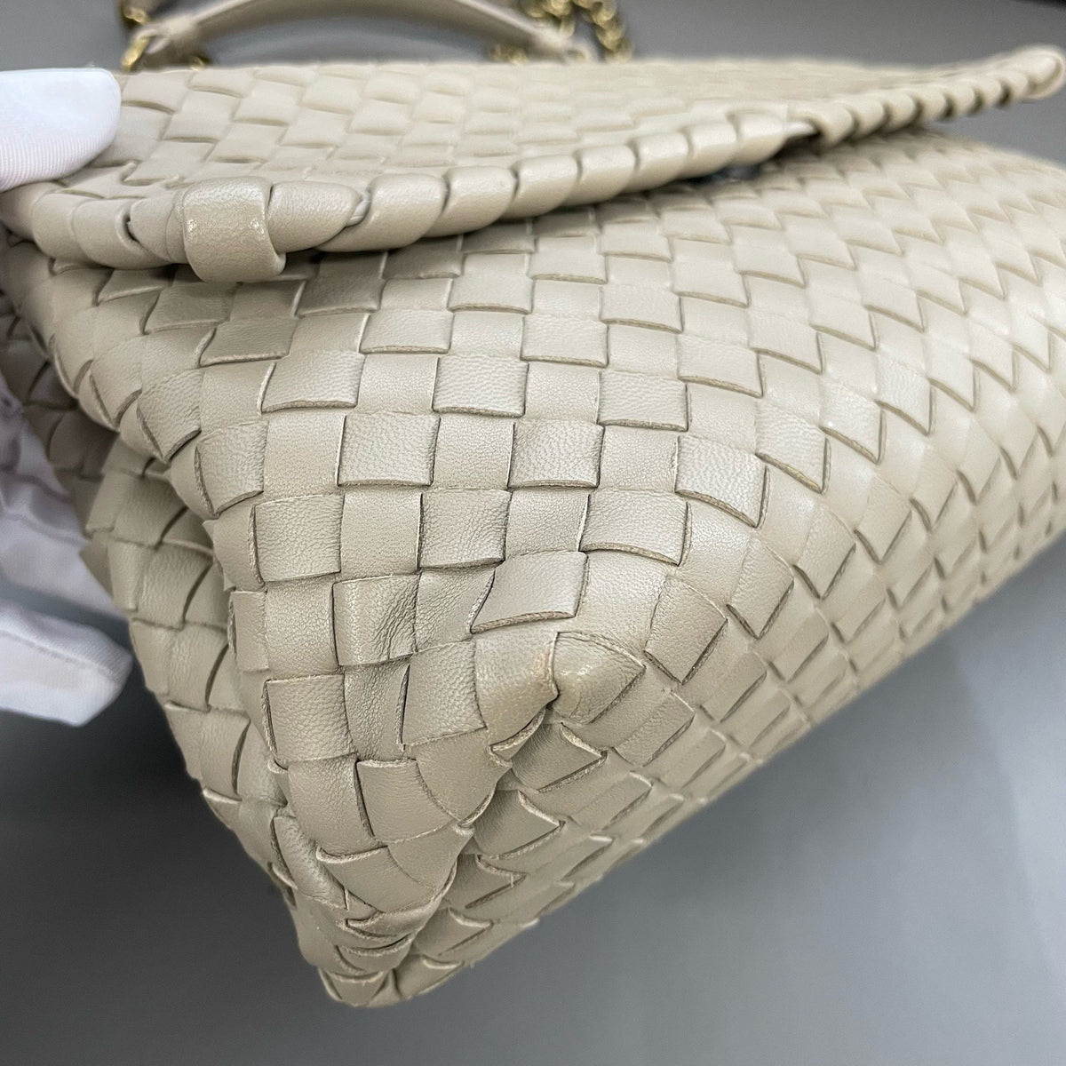 Bottega Veneta - Olimpia - Leather - Grey - (Small)