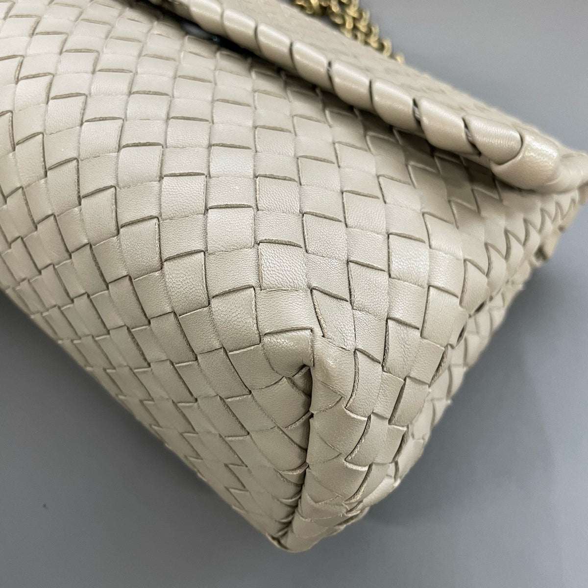 Bottega Veneta - Olimpia - Leather - Grey - (Small)