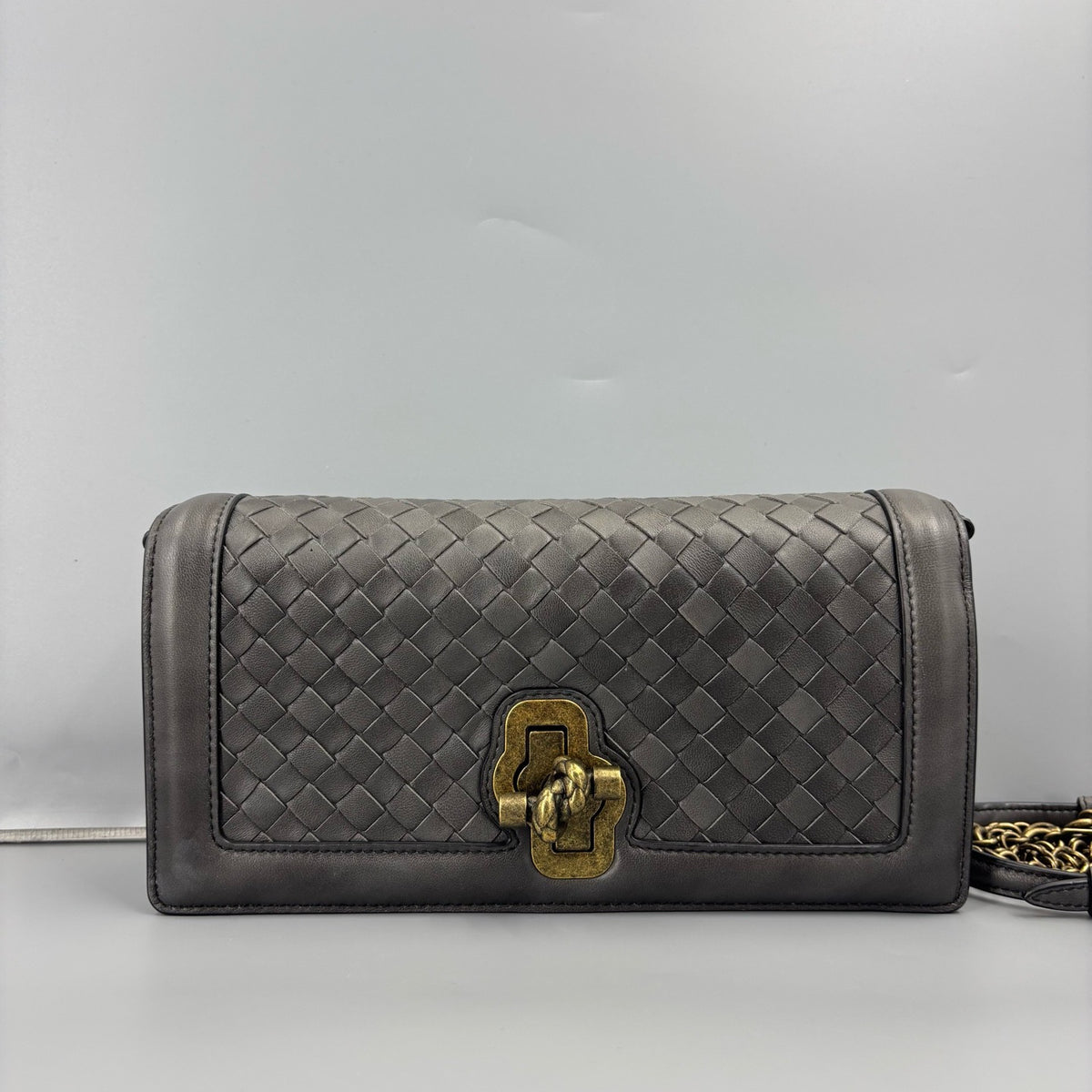 Bottega Veneta - Olimpia Small - Leather - Grey - (Small)