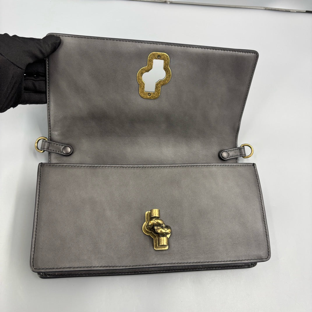 Bottega Veneta - Olimpia Small - Leather - Grey - (Small)