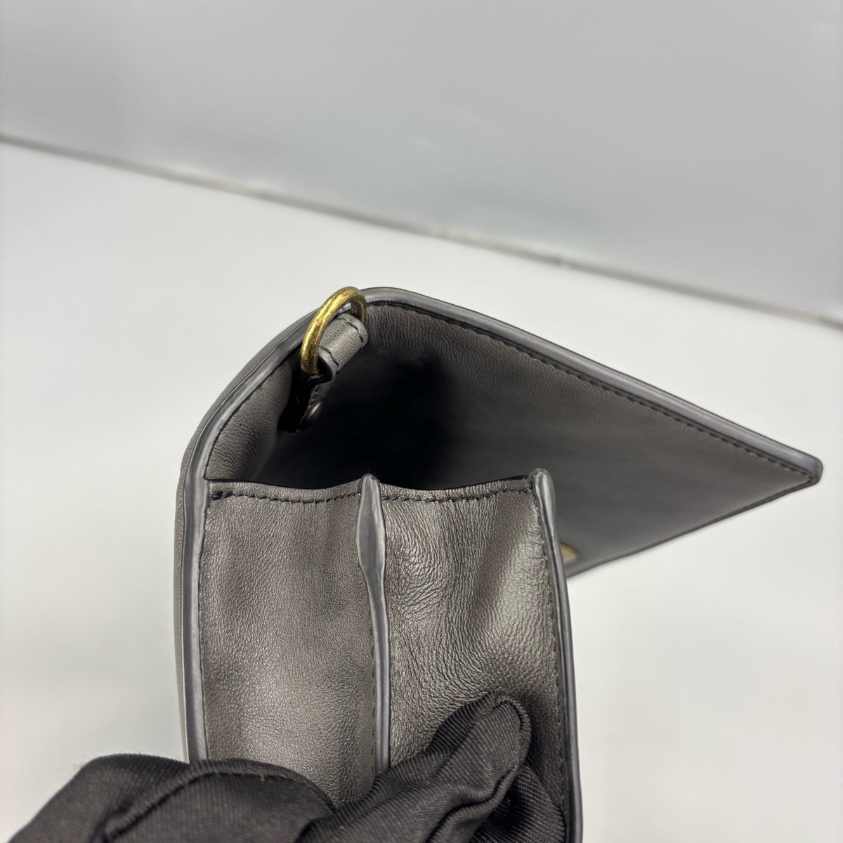 Bottega Veneta - Olimpia Small - Leather - Grey - (Small)