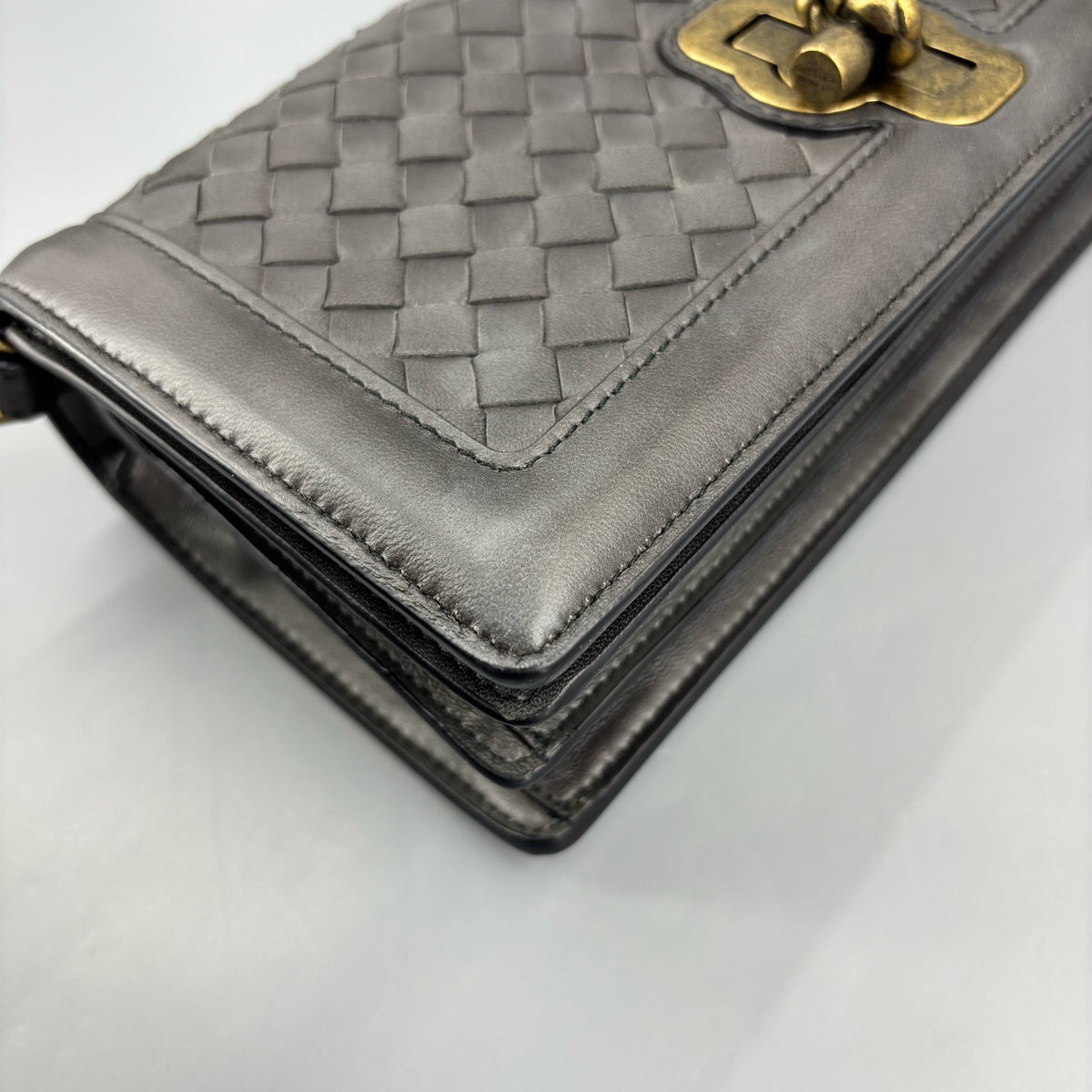 Bottega Veneta - Olimpia Small - Leather - Grey - (Small)