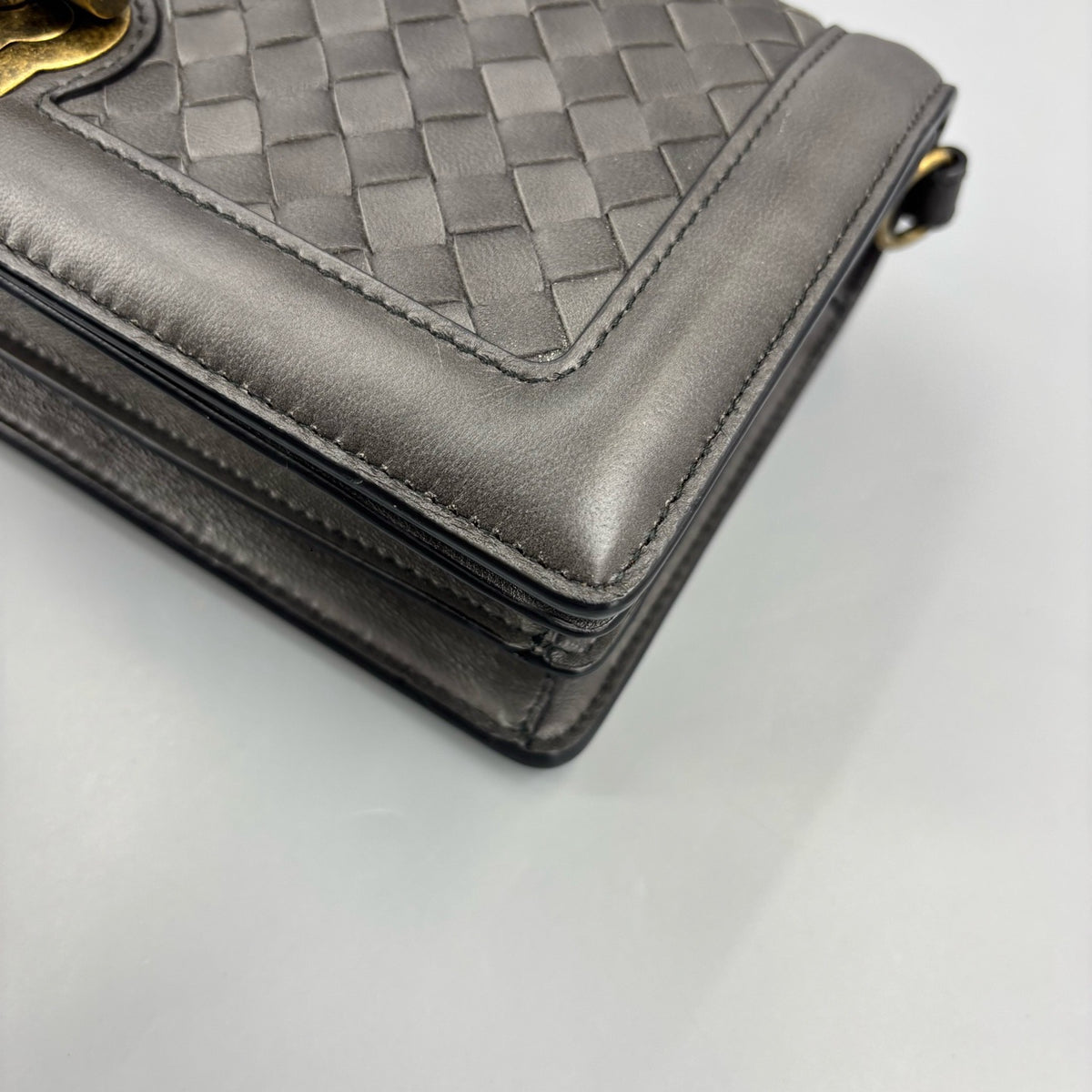 Bottega Veneta - Olimpia Small - Leather - Grey - (Small)