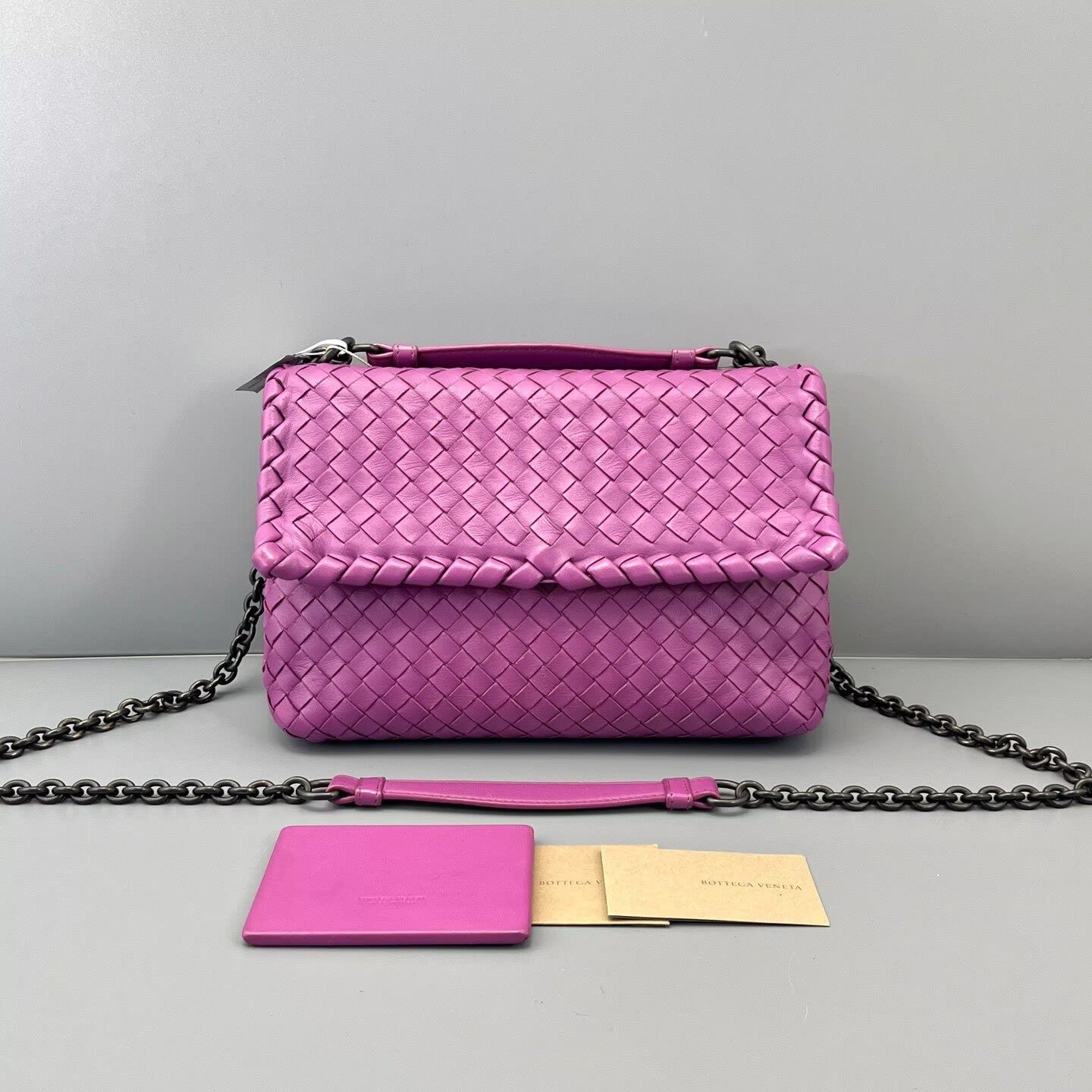Bottega Veneta - Olympia - Lambskin leather - Purple - (medium)