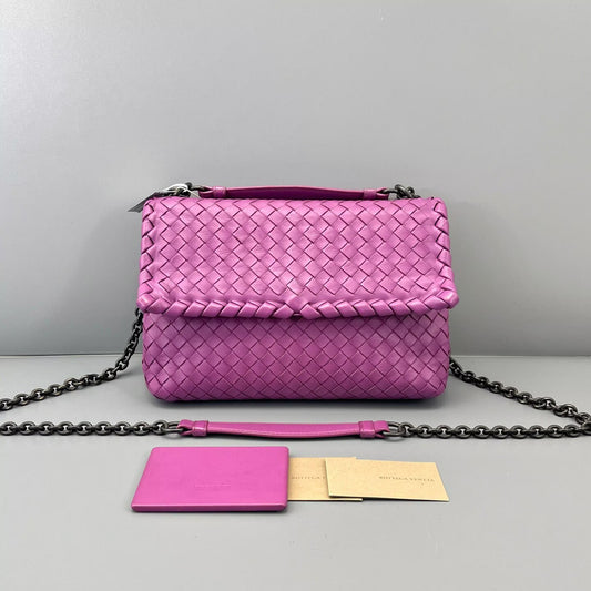 Bottega Veneta - Olympia - Lambskin leather - Purple - (medium)