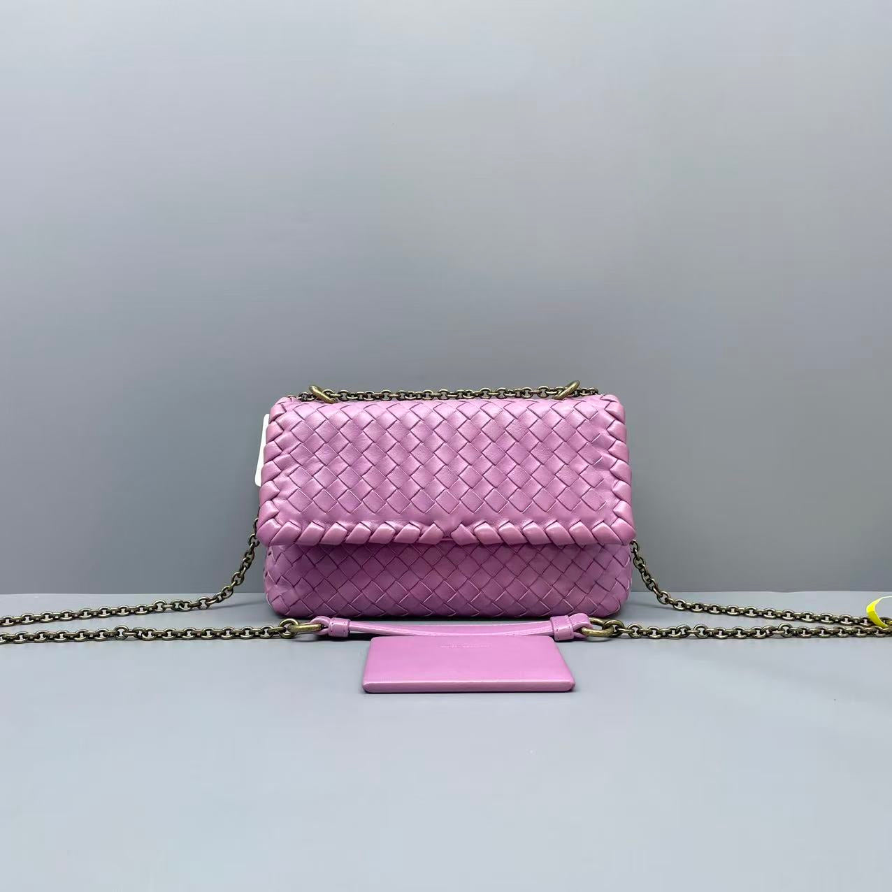 Bottega Veneta - Olympia - Lambskin leather - Purple - (Small)