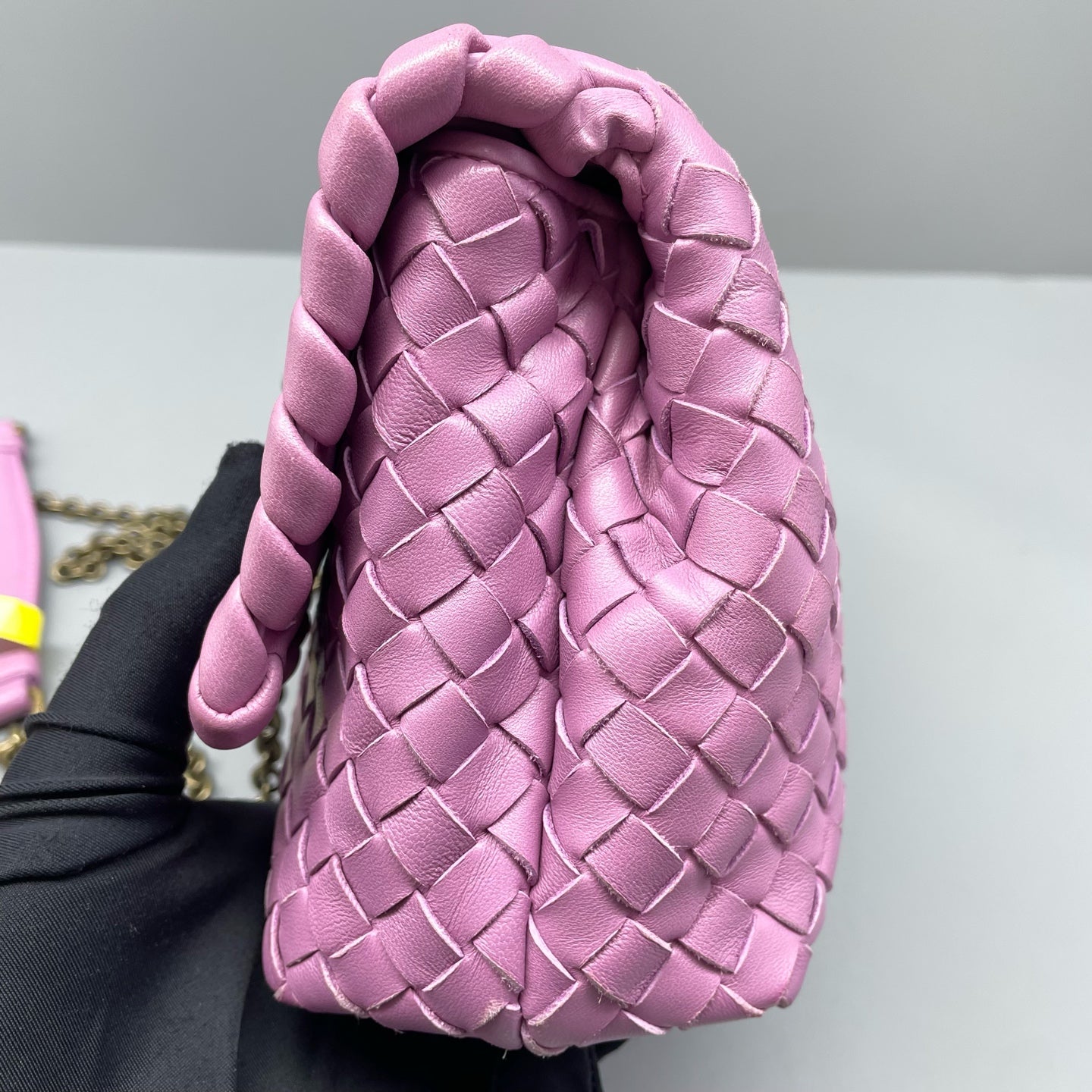 Bottega Veneta - Olympia - Lambskin leather - Purple - (Small)