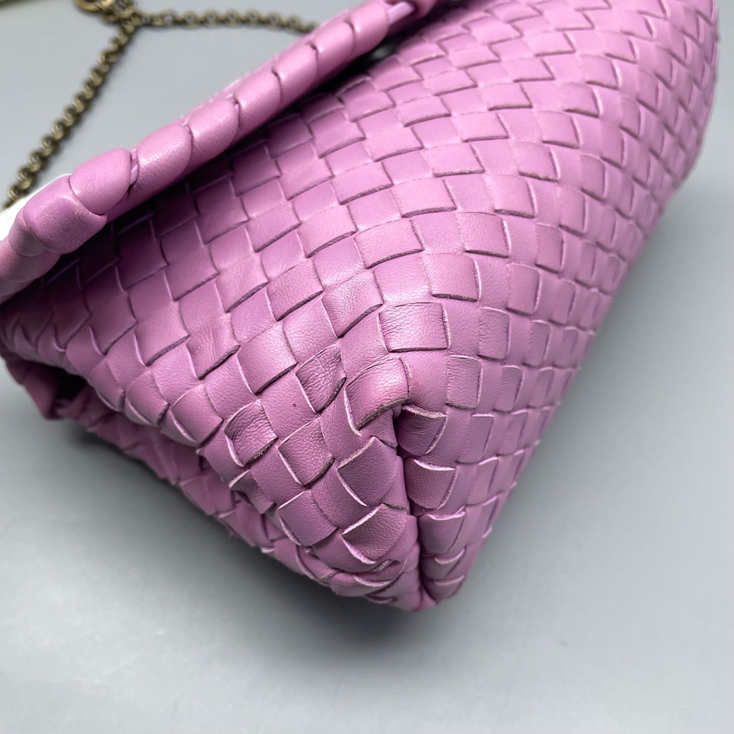 Bottega Veneta - Olympia - Lambskin leather - Purple - (Small)