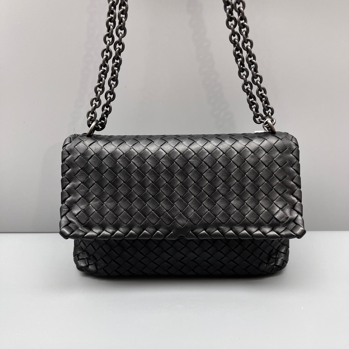 Bottega Veneta - Olympia - Leather - Black - (mini)