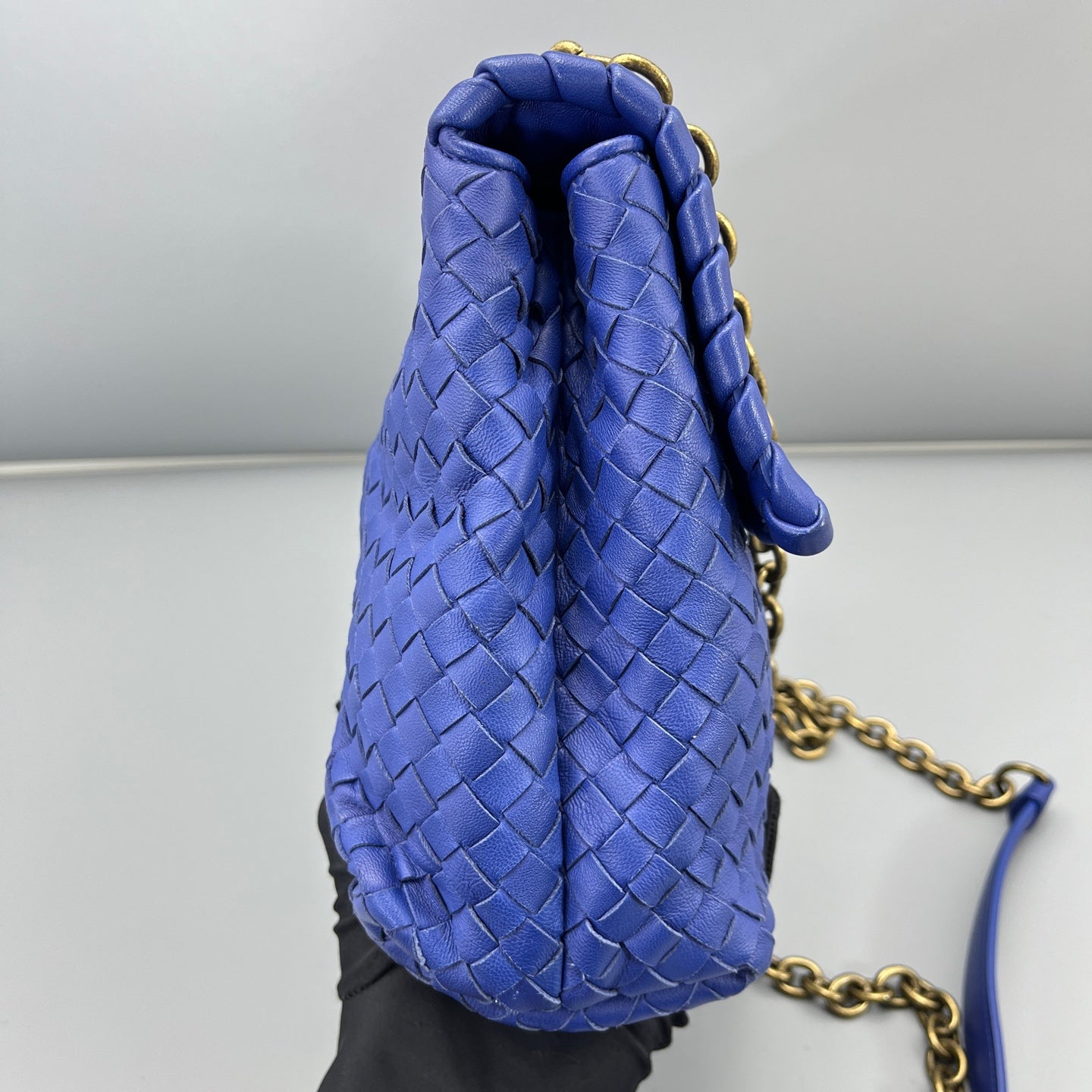 Bottega Veneta - Olympia - Leather - Blue - (Large)