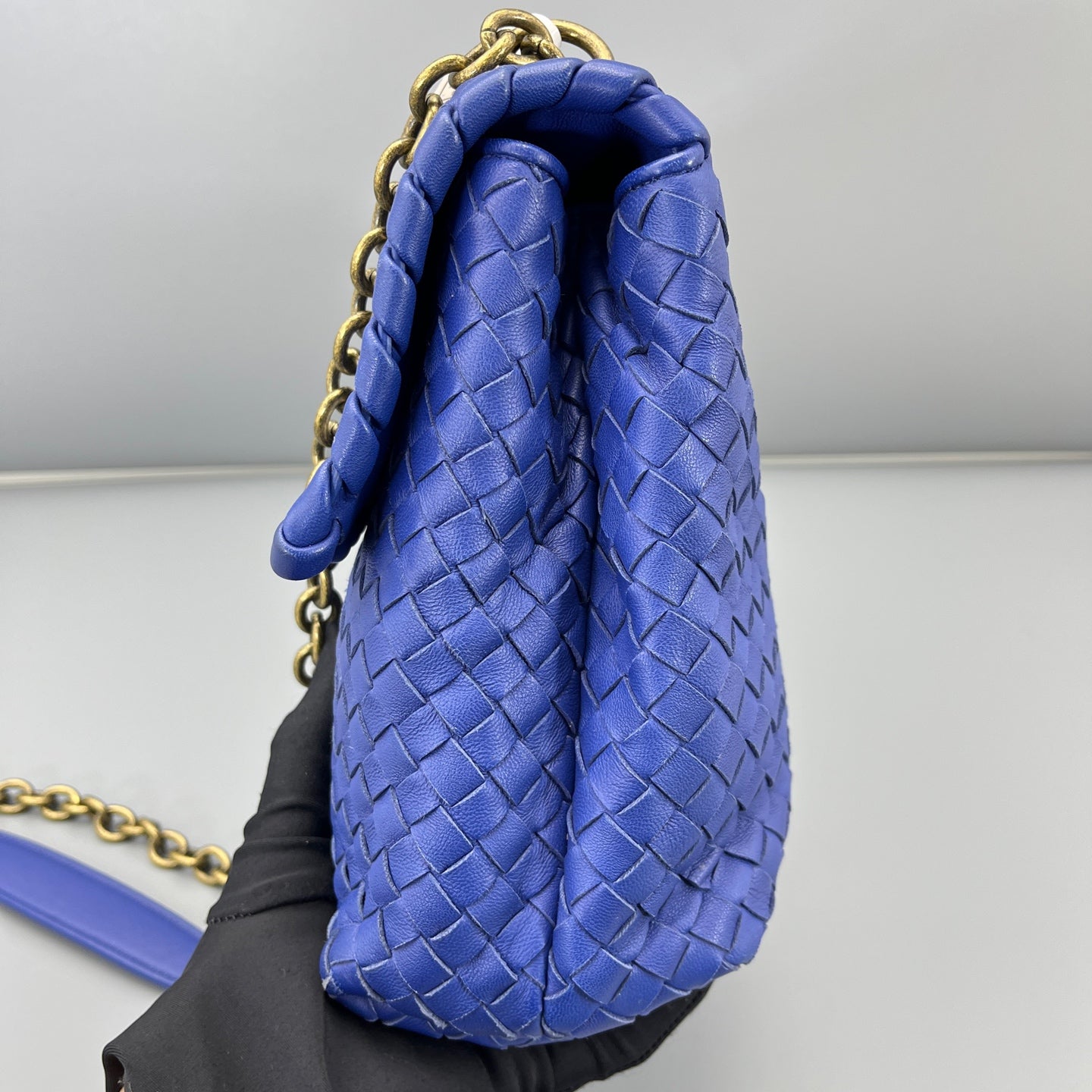 Bottega Veneta - Olympia - Leather - Blue - (Large)