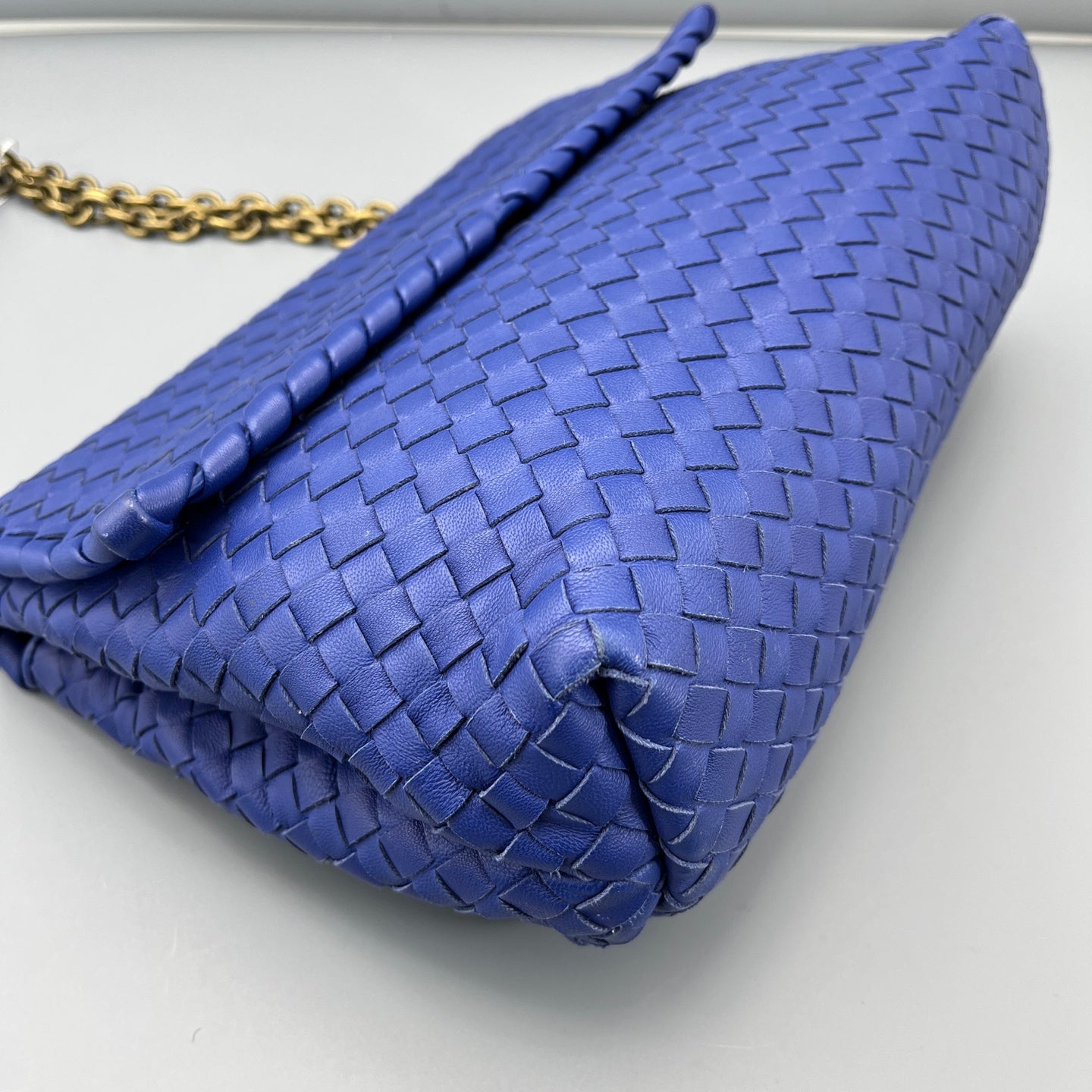 Bottega Veneta - Olympia - Leather - Blue - (Large)