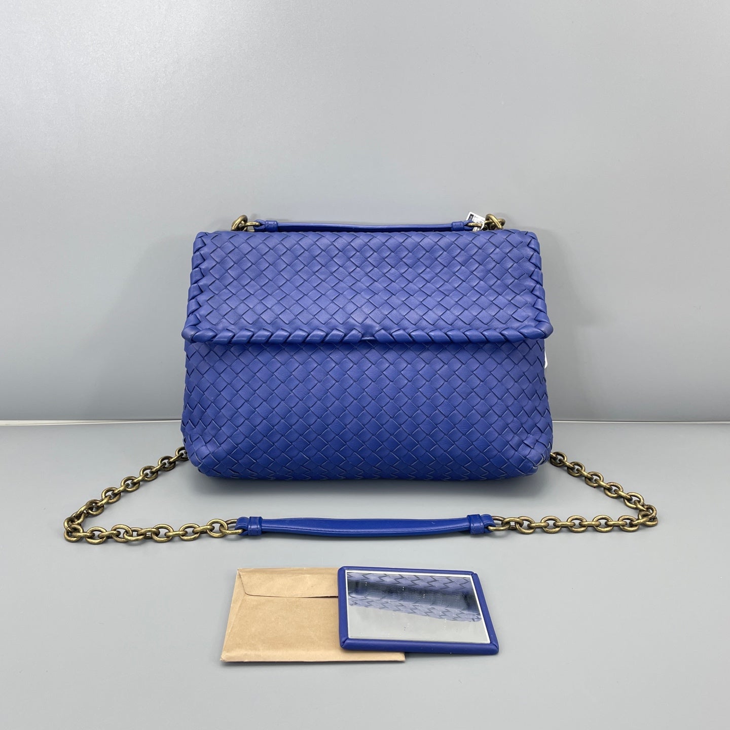 Bottega Veneta - Olympia - Leather - Blue - (Large)
