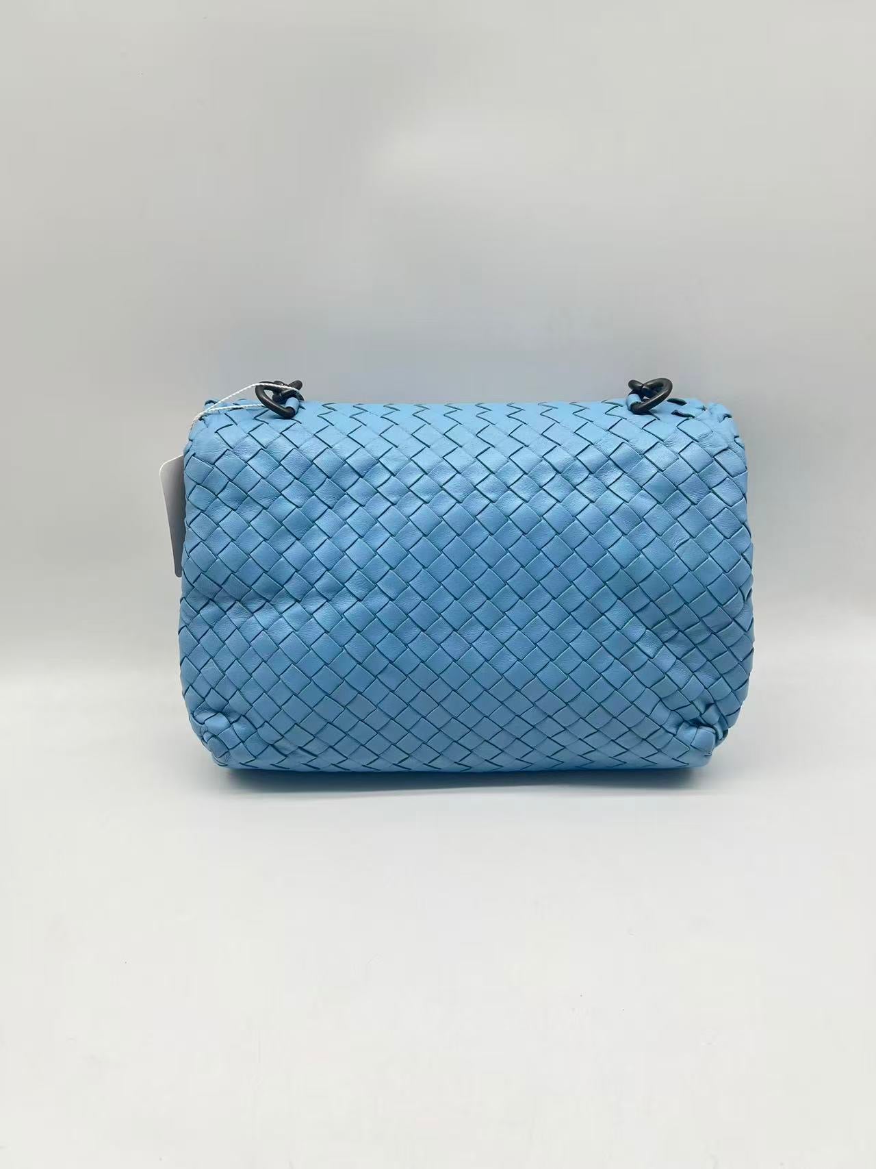 Bottega Veneta - Olympia - Leather - Blue - (medium)