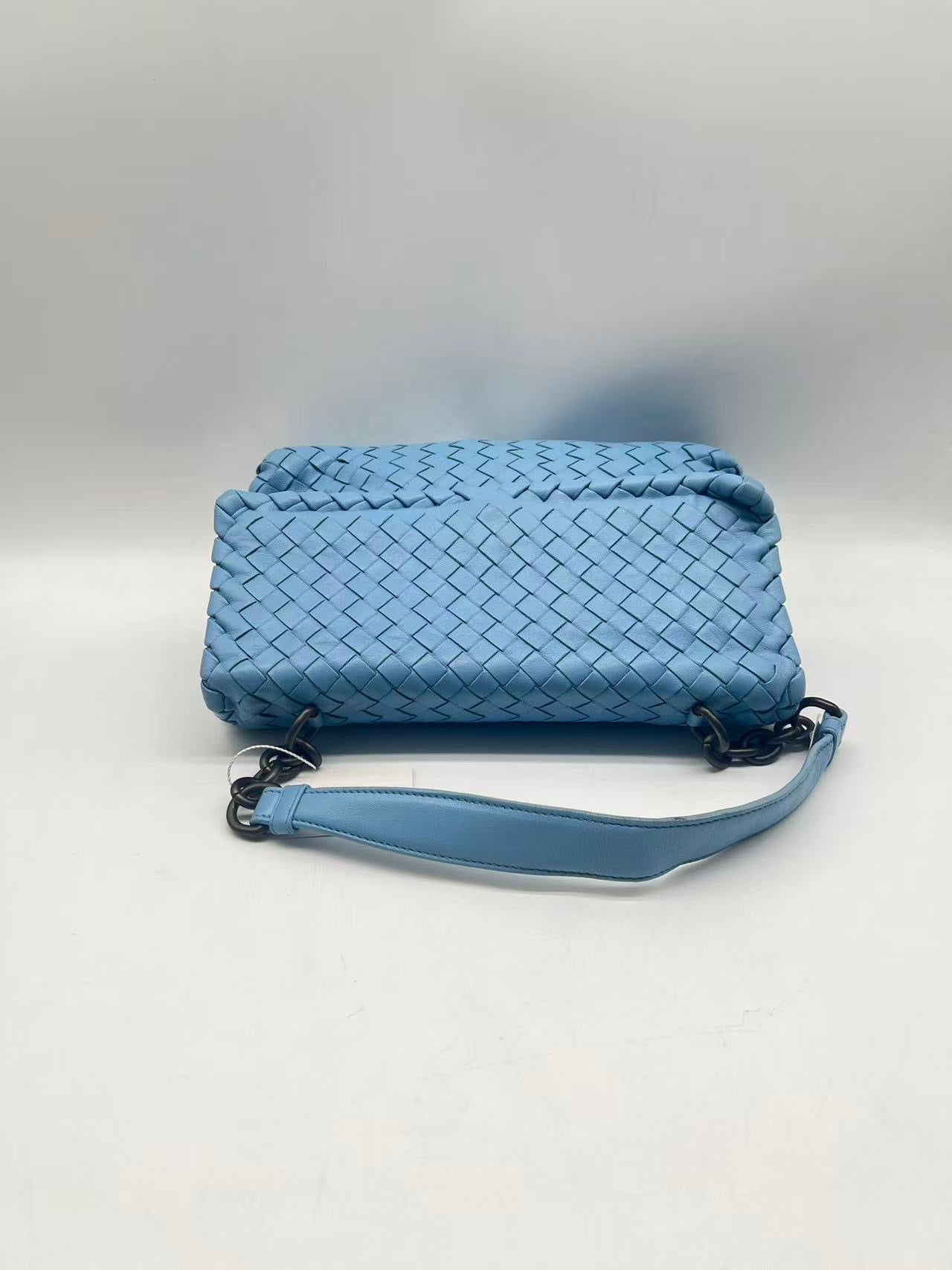 Bottega Veneta - Olympia - Leather - Blue - (medium)