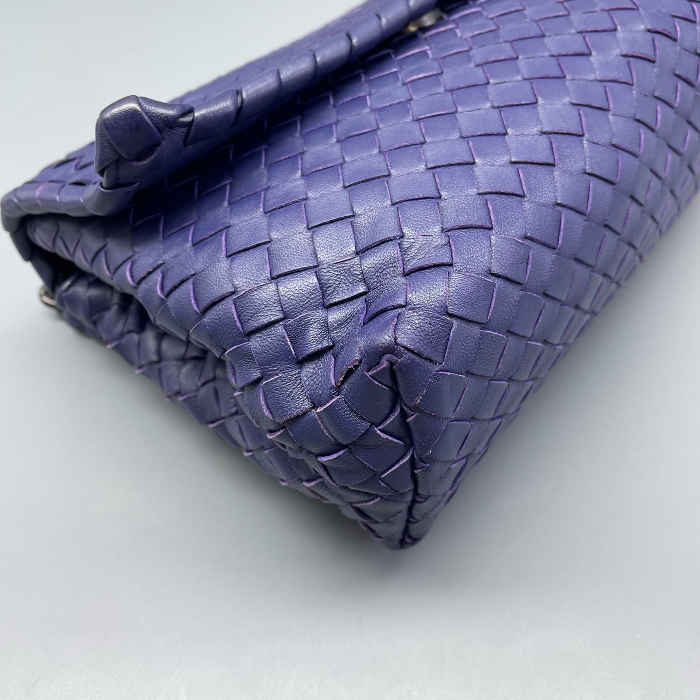 Bottega Veneta - Olympia - Leather - Blue - (Medium)