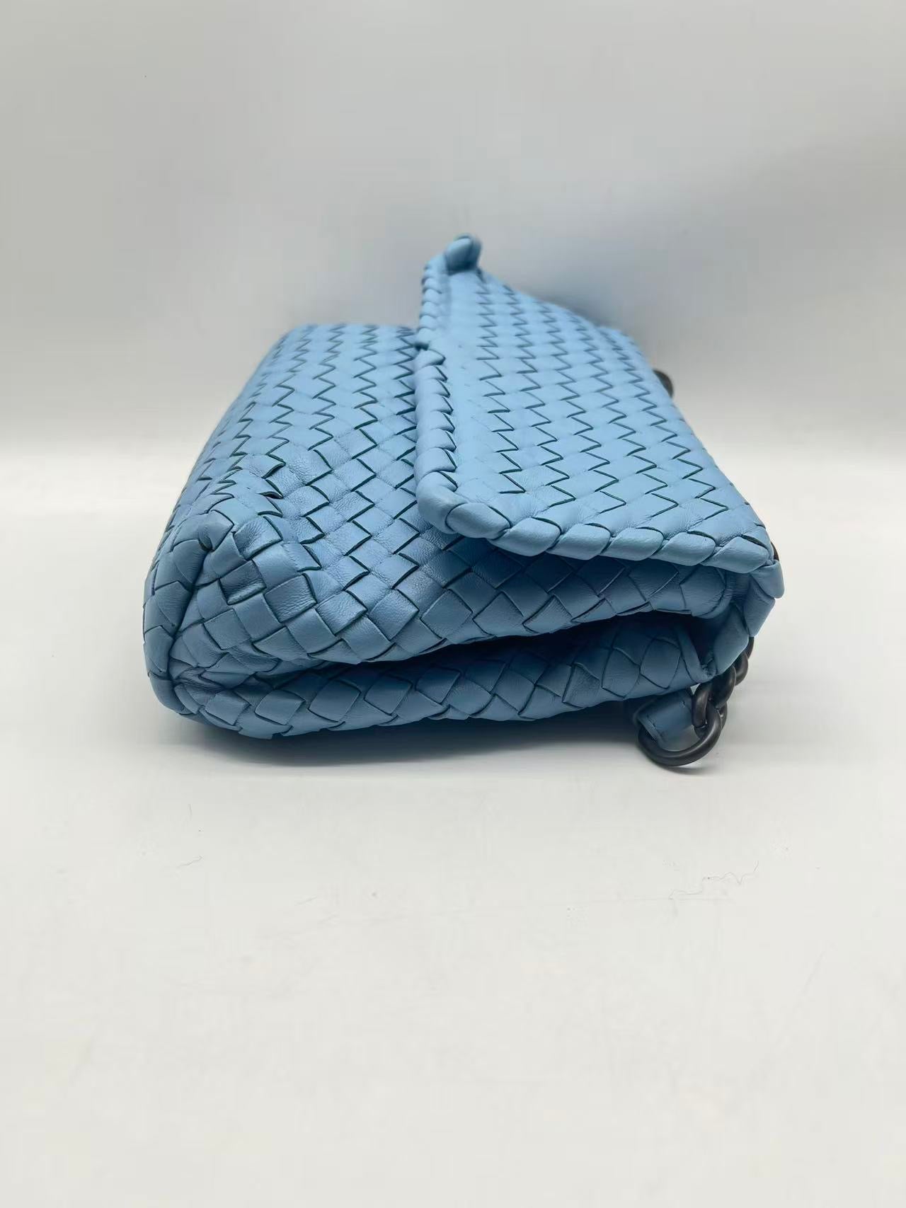 Bottega Veneta - Olympia - Leather - Blue - (medium)