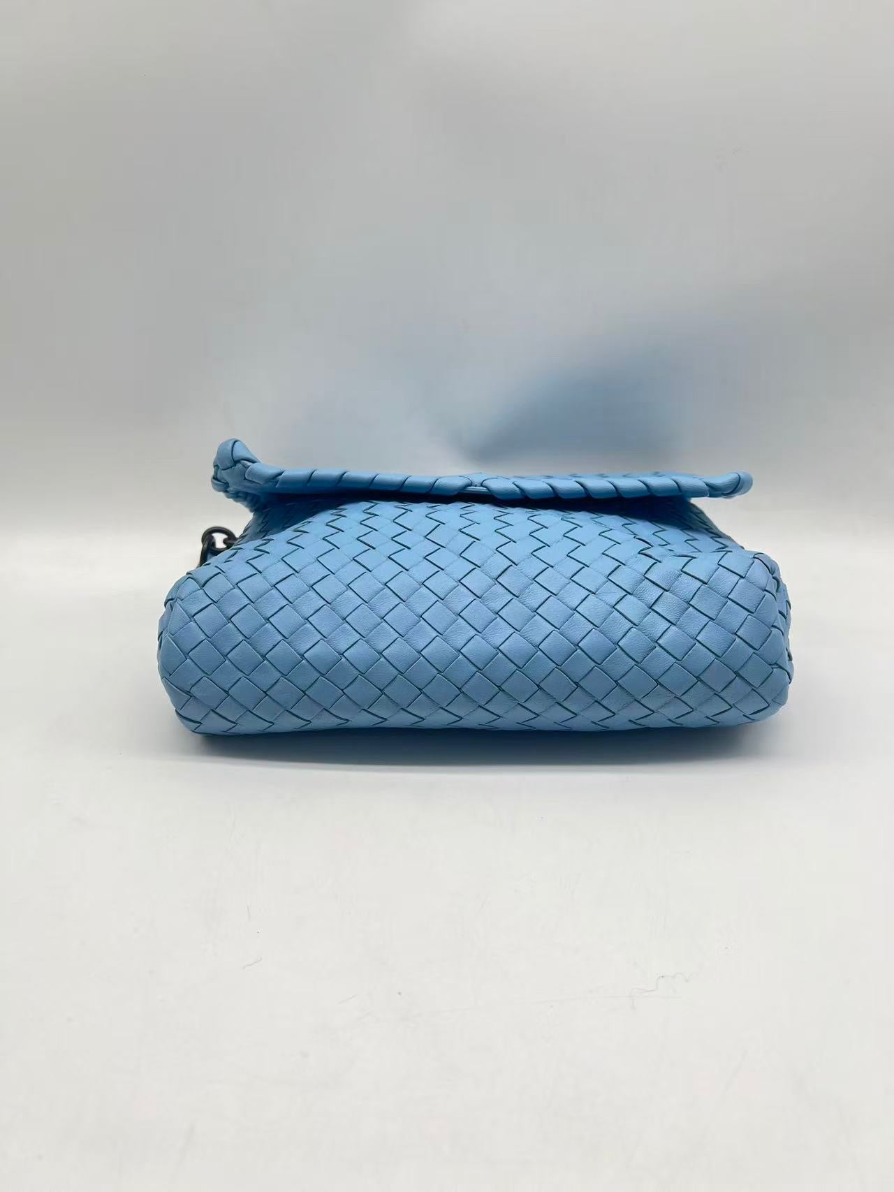 Bottega Veneta - Olympia - Leather - Blue - (medium)